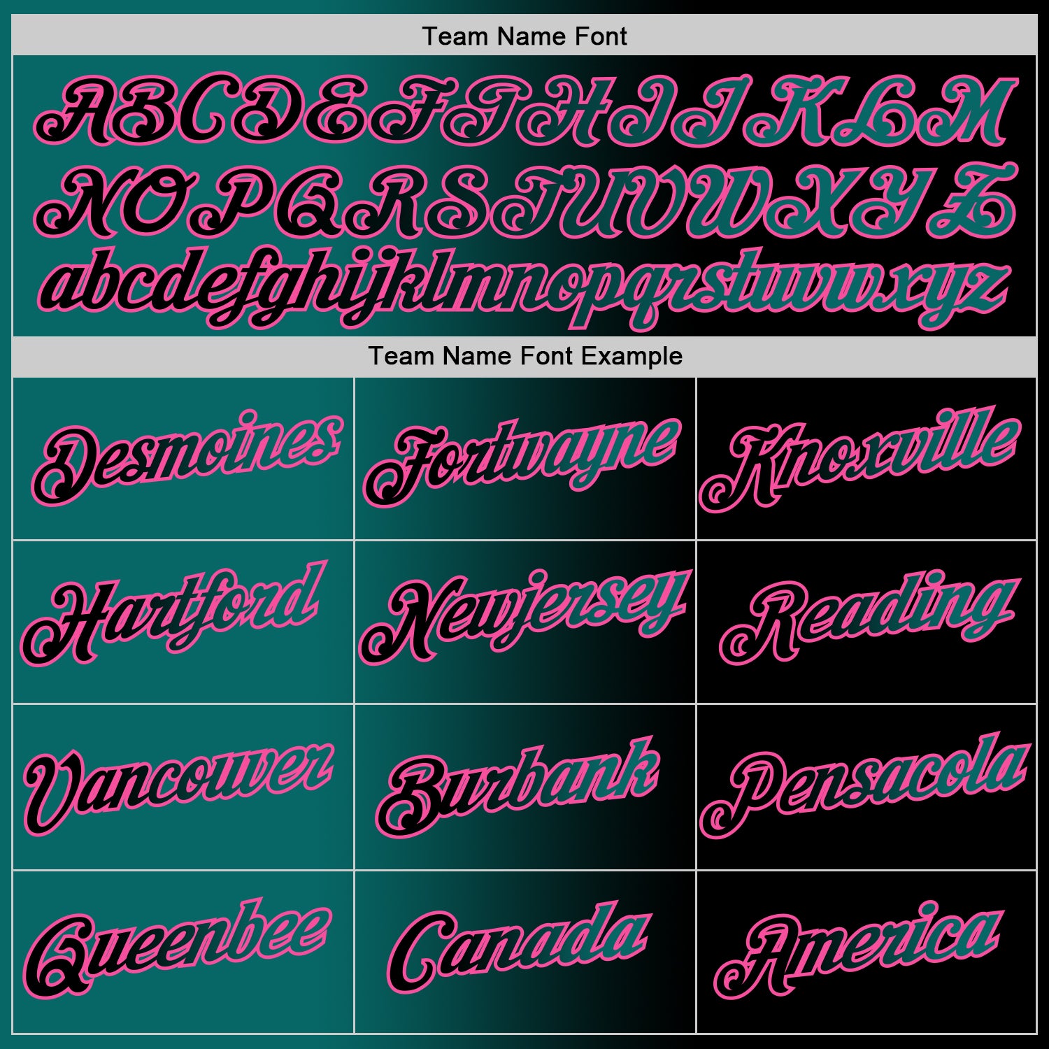 Custom Black Teal-Pink Gradient Fashion Performance T-Shirt