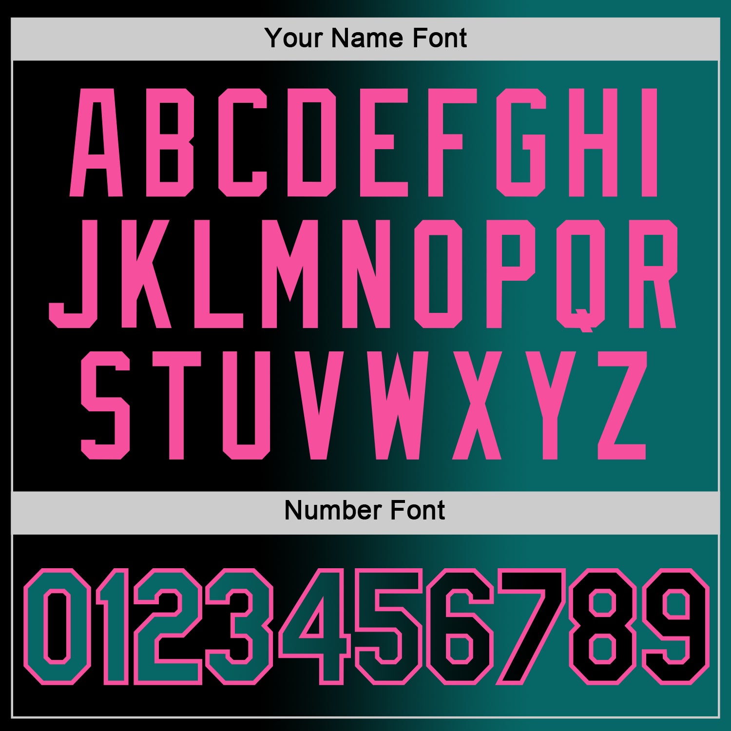 Custom Black Teal-Pink Gradient Fashion Performance T-Shirt