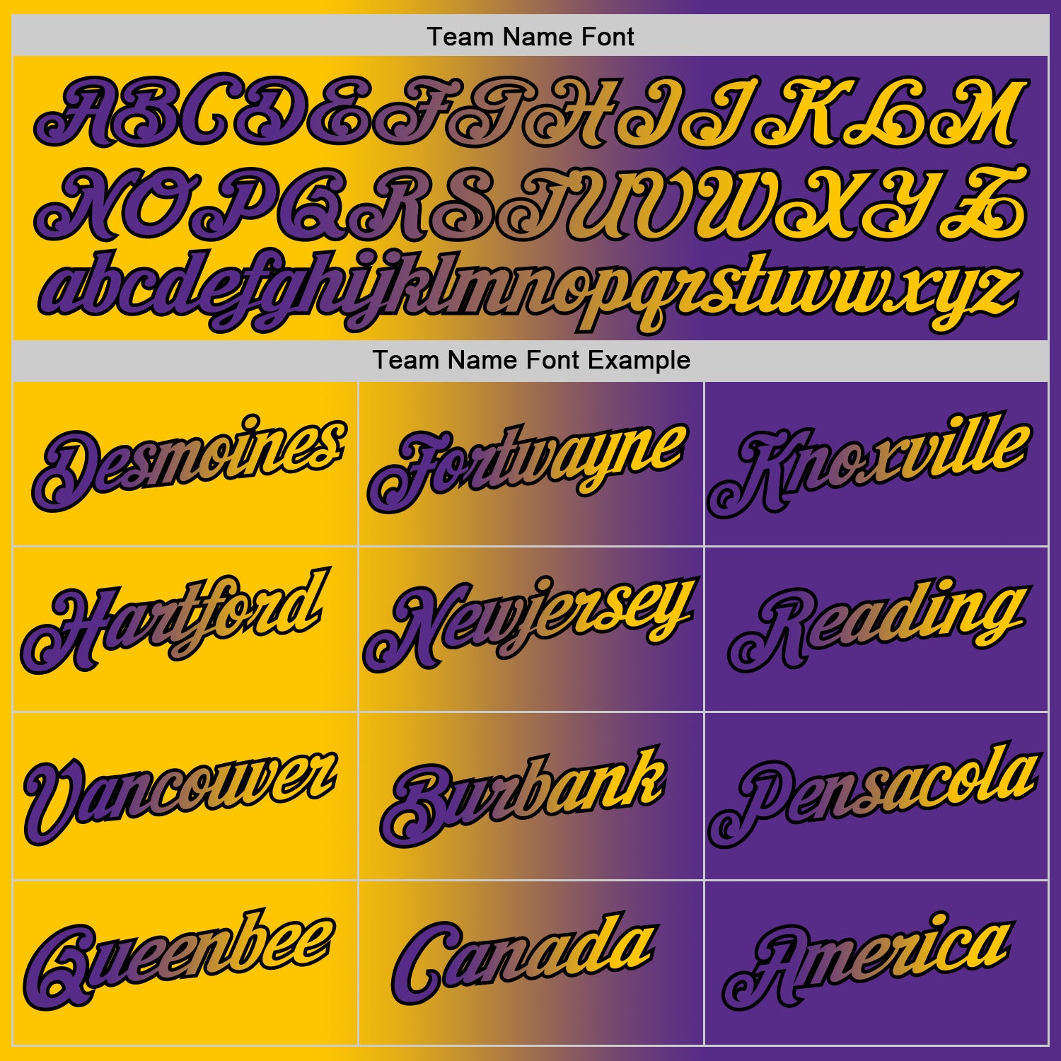 Custom Purple Yellow-Black Gradient Fashion Performance T-Shirt