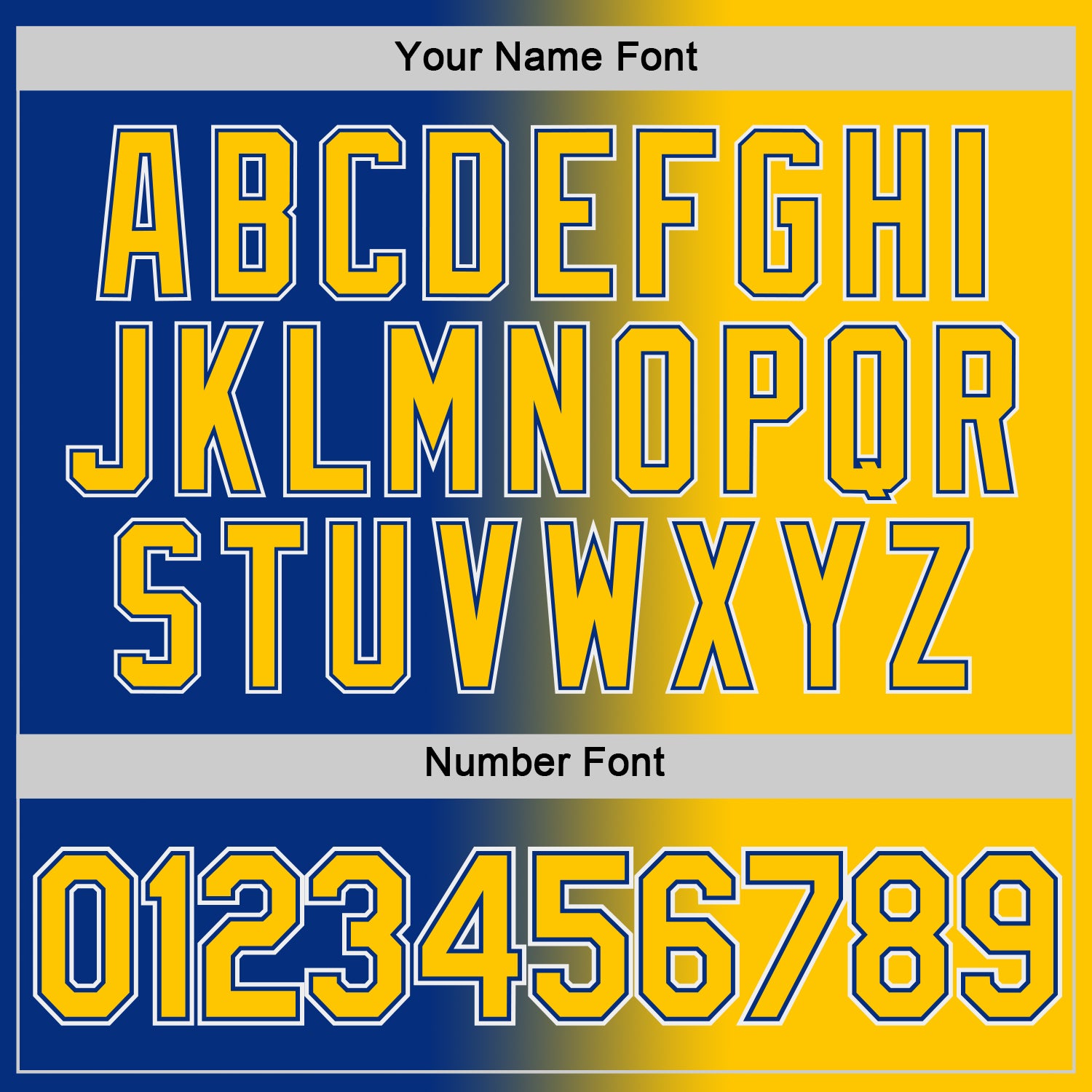 Custom Royal Yellow-White Gradient Fashion Performance T-Shirt