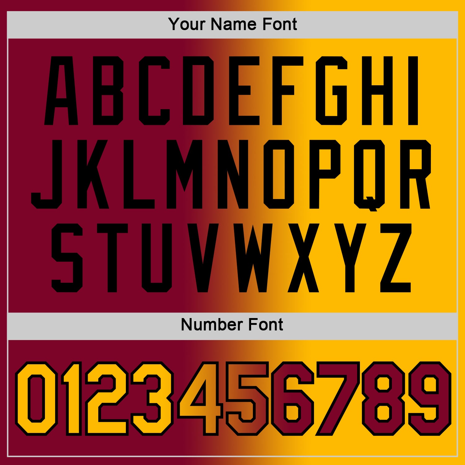 Custom Maroon Gold-Black Gradient Fashion Performance T-Shirt