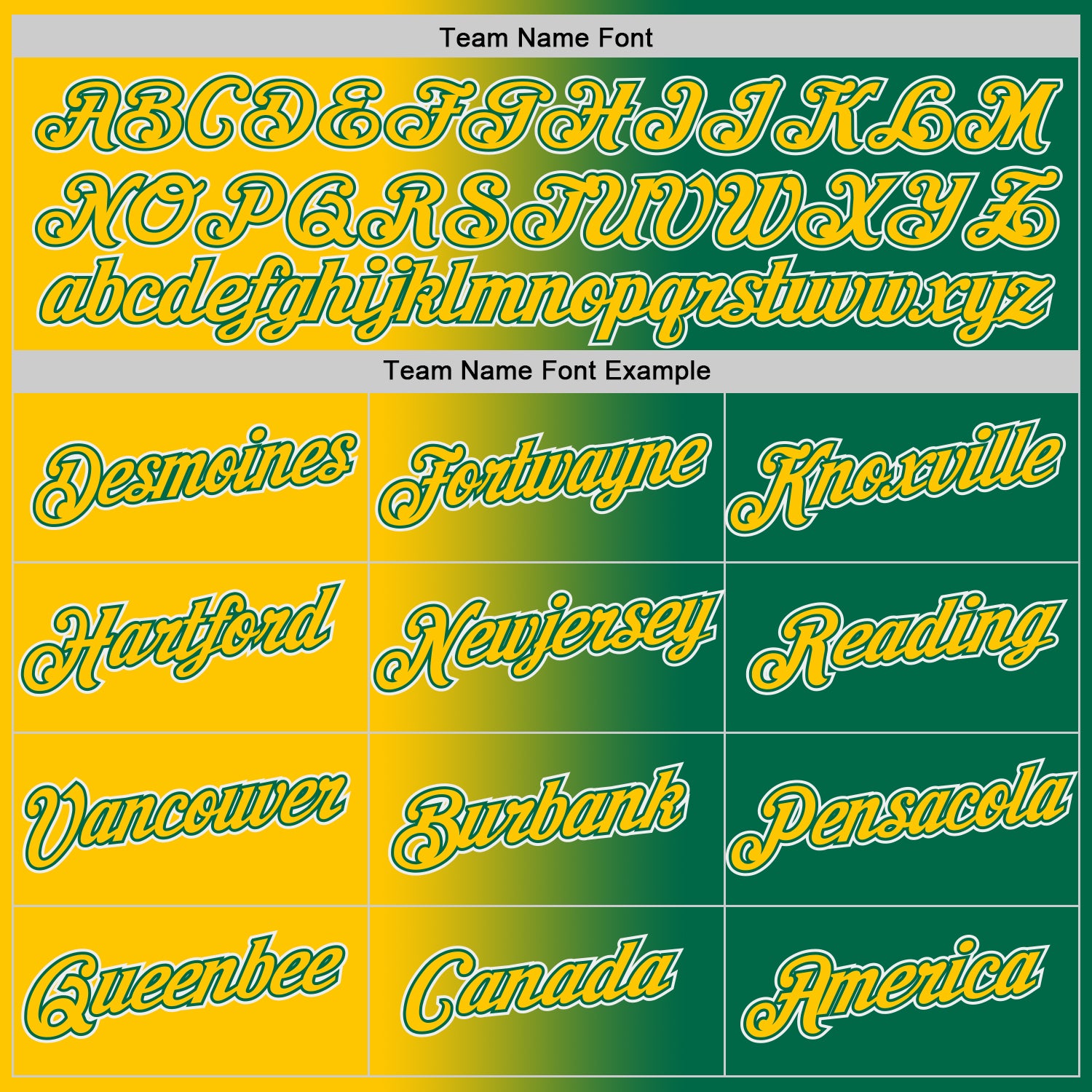 Custom Kelly Green Yellow-White Gradient Fashion Performance T-Shirt