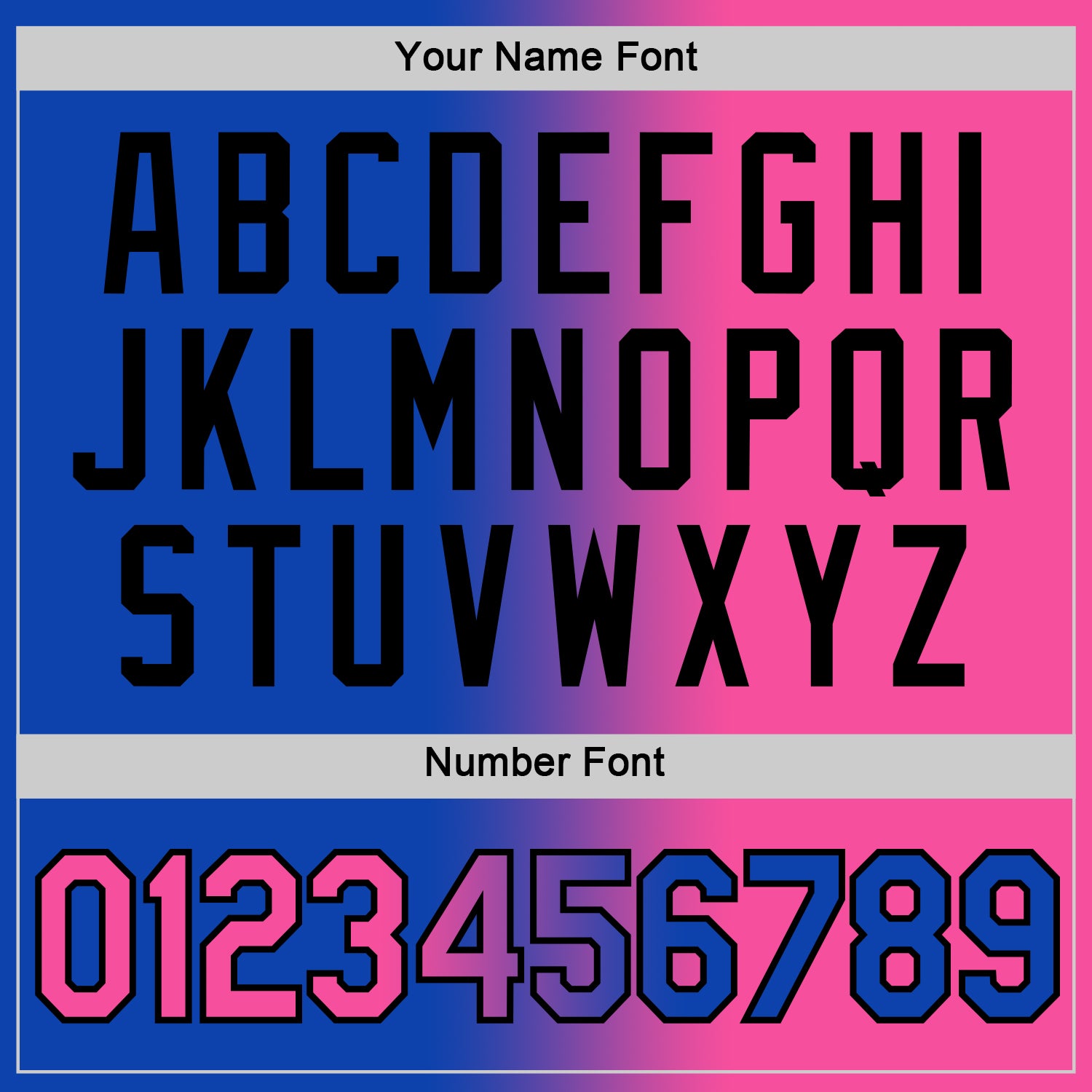 Custom Thunder Blue Pink-Black Gradient Fashion Performance T-Shirt