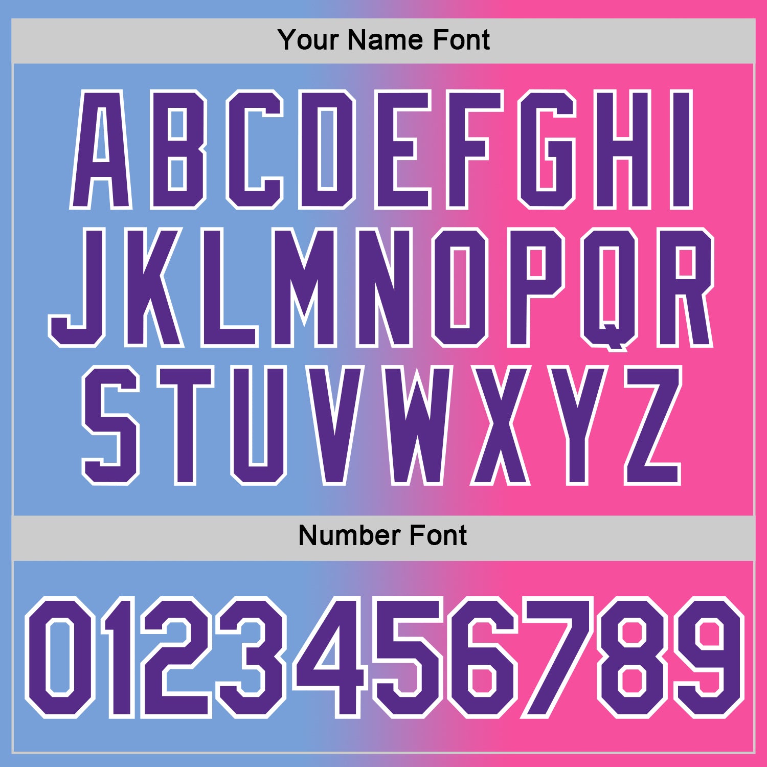 Custom Powder Blue Purple-Pink Gradient Fashion Performance T-Shirt