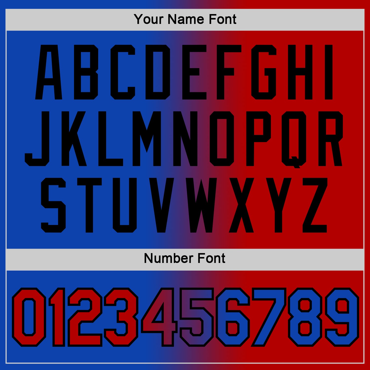 Custom Thunder Blue Red-Black Gradient Fashion Performance T-Shirt