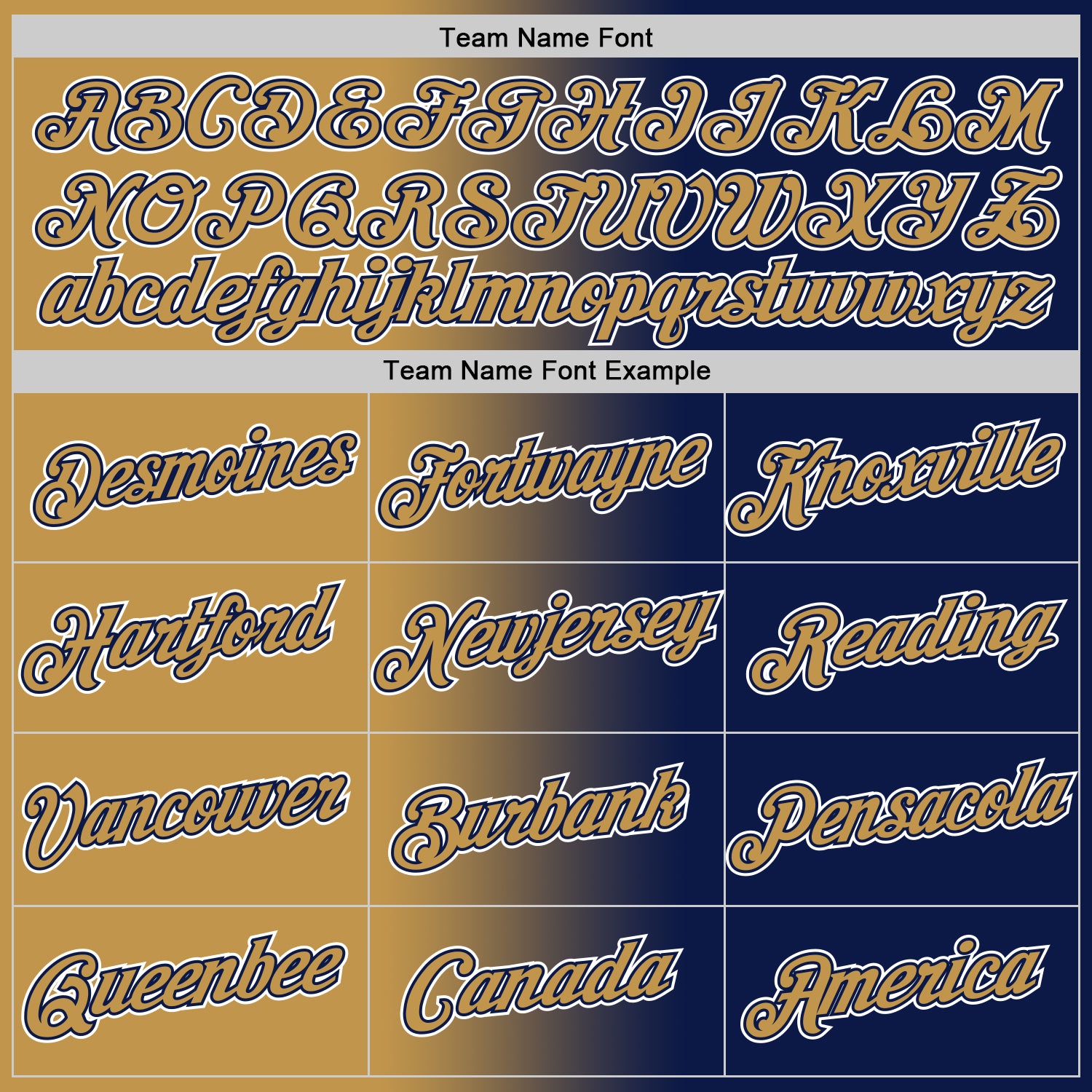 Custom Navy Old Gold-White Gradient Fashion Performance T-Shirt