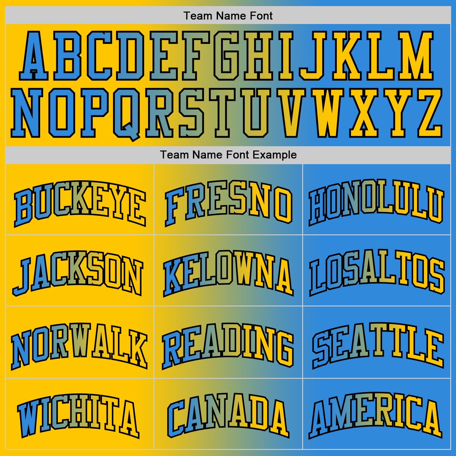 Custom Powder Blue Yellow-Black Authentic Gradient Fashion Basketball Jersey