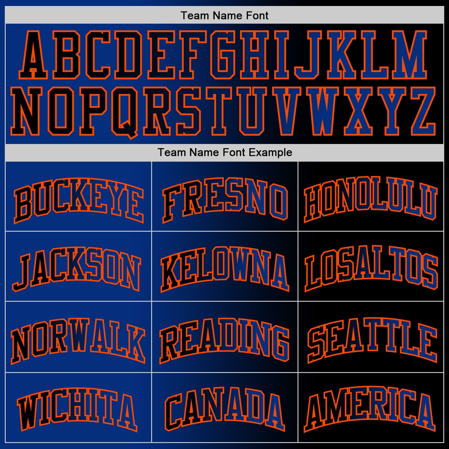 Custom Black Royal-Orange Authentic Gradient Fashion Basketball Jersey