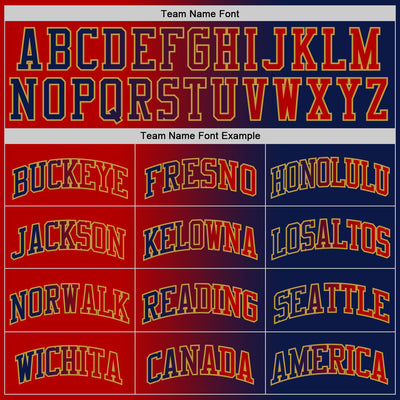 Custom Navy Red-Old Gold Authentic Gradient Fashion Basketball Jersey