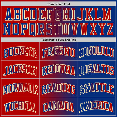 Custom Royal Red-Cream Authentic Gradient Fashion Basketball Jersey