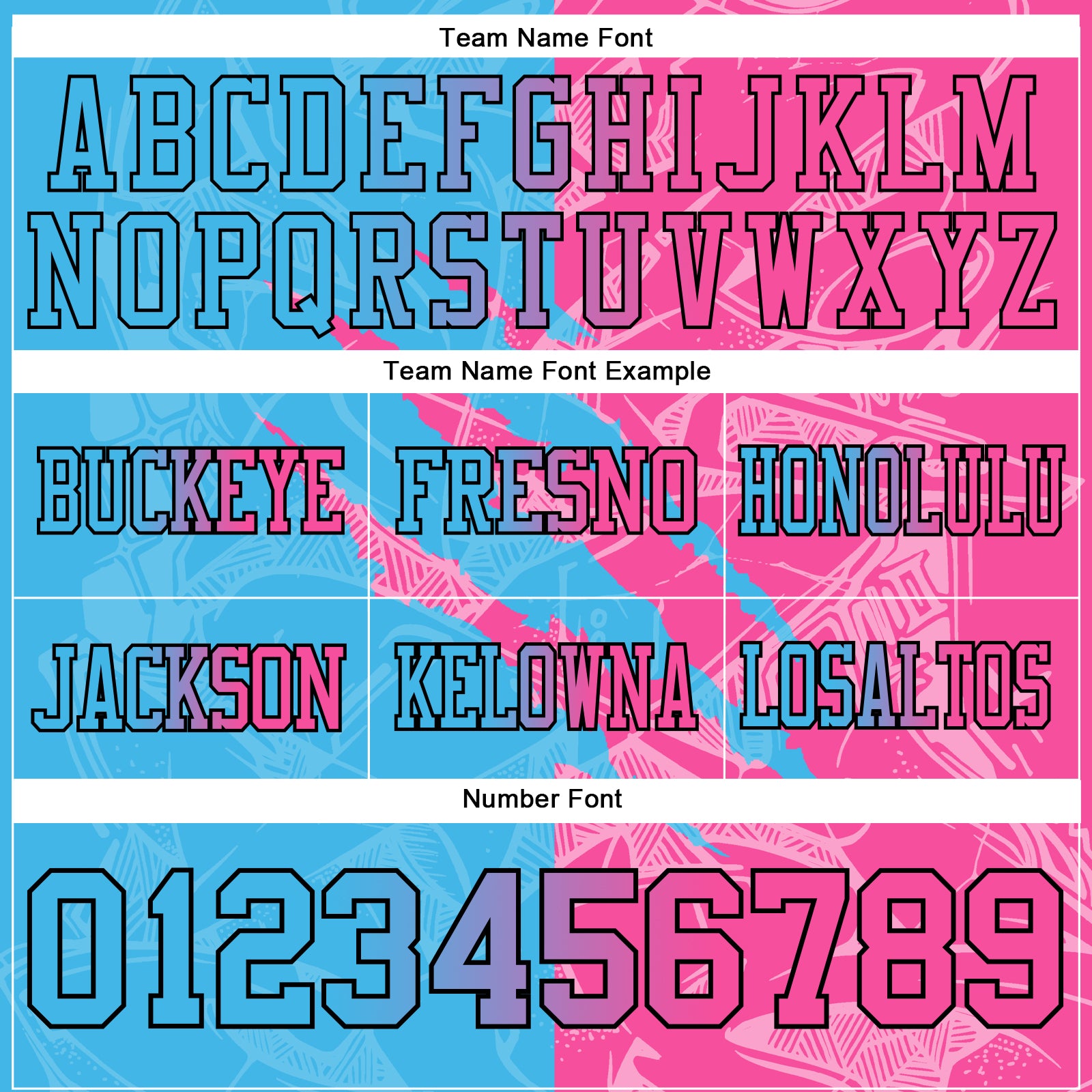 Custom Sky Blue Pink-Black Authentic Gradient Fashion Scratch Football Jersey