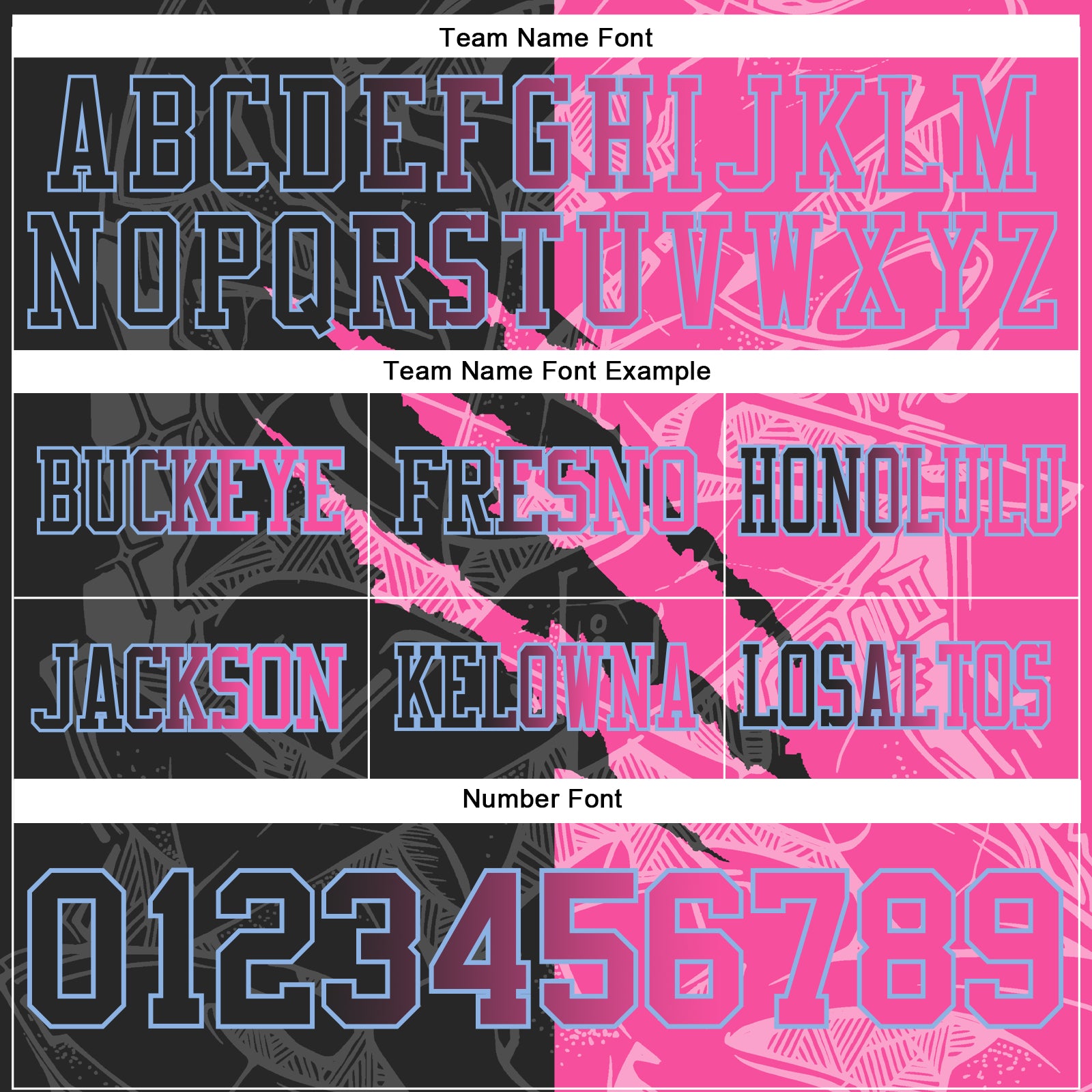 Custom Black Pink-Light Blue Authentic Gradient Fashion Scratch Football Jersey