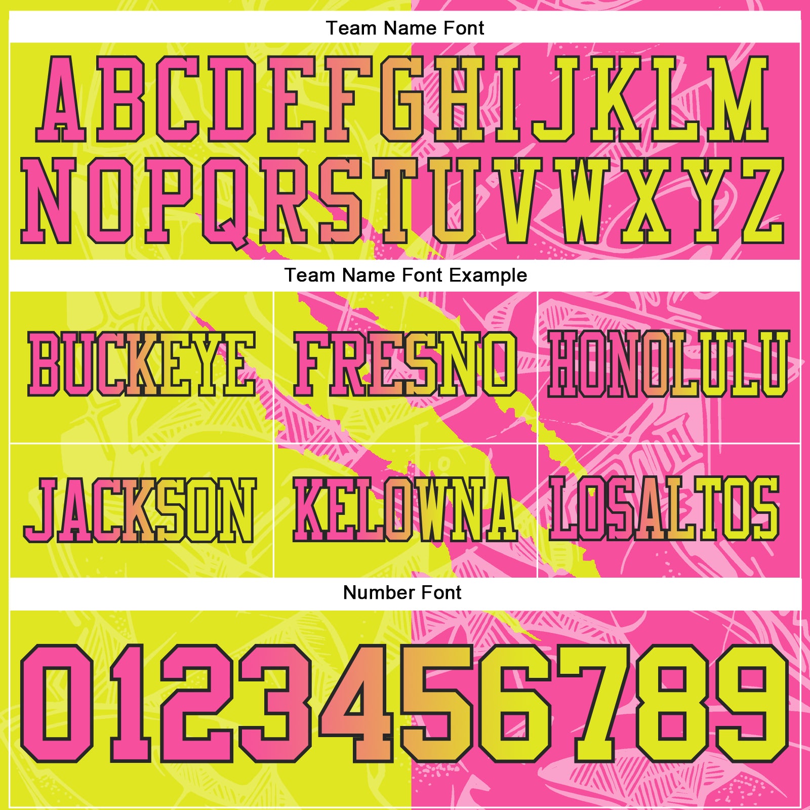 Custom Neon Yellow Pink-Black Authentic Gradient Fashion Scratch Football Jersey