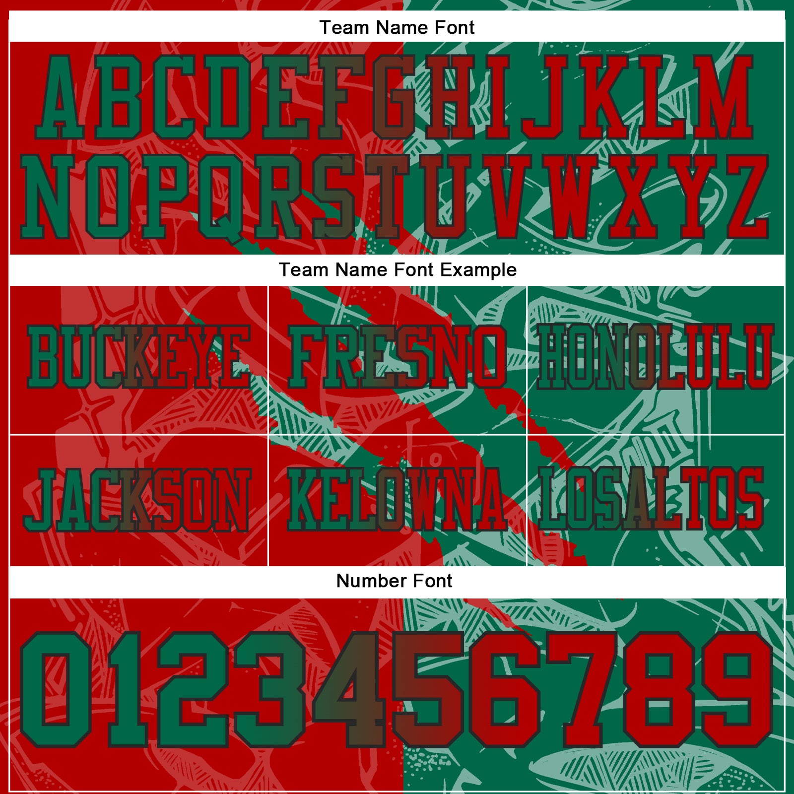 Custom Red Kelly Green-Black Authentic Gradient Fashion Scratch Football Jersey