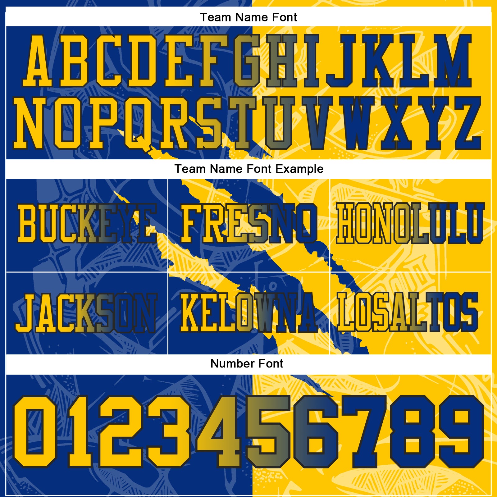 Custom Royal Yellow-Black Authentic Gradient Fashion Scratch Football Jersey