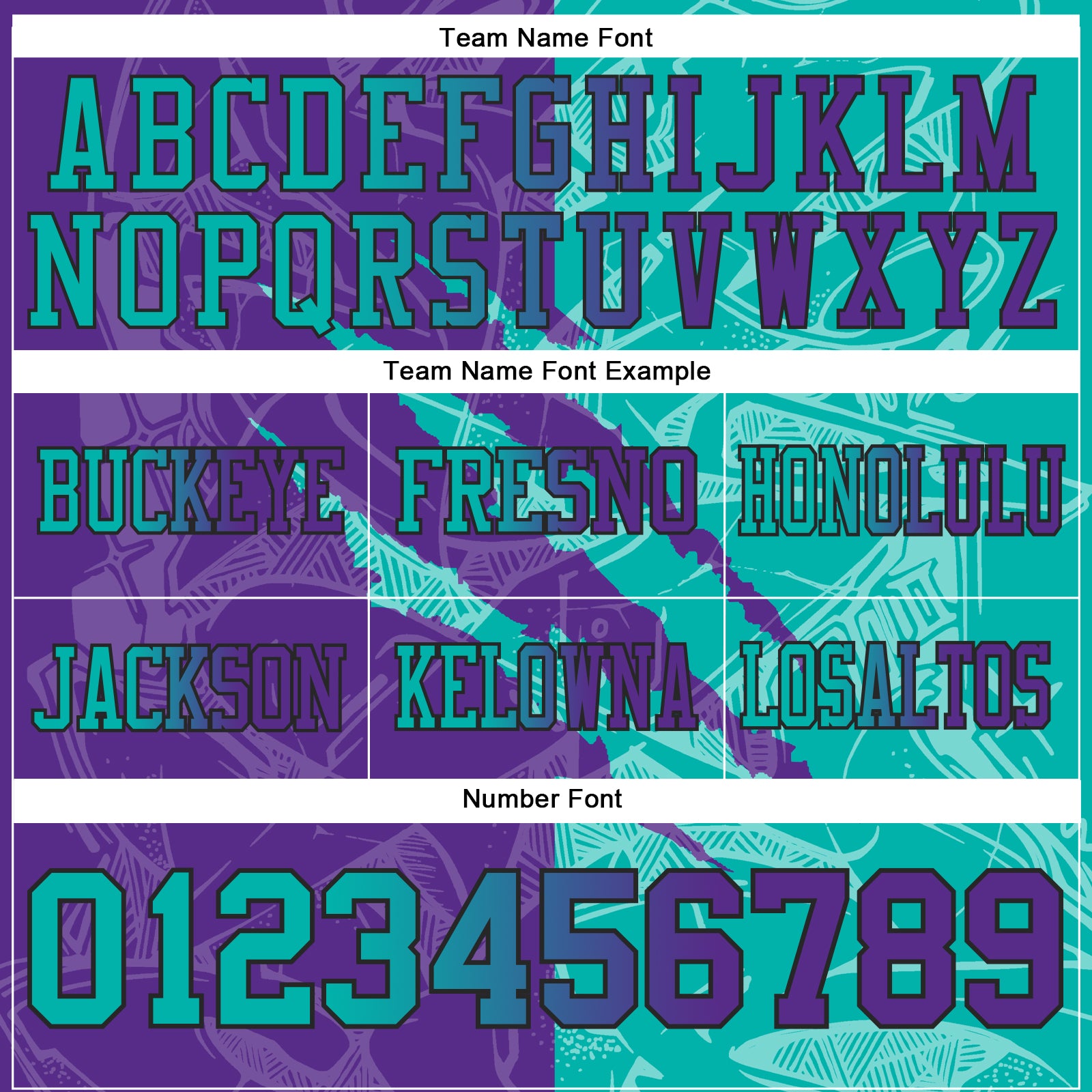 Custom Purple Aqua-Black Authentic Gradient Fashion Scratch Football Jersey