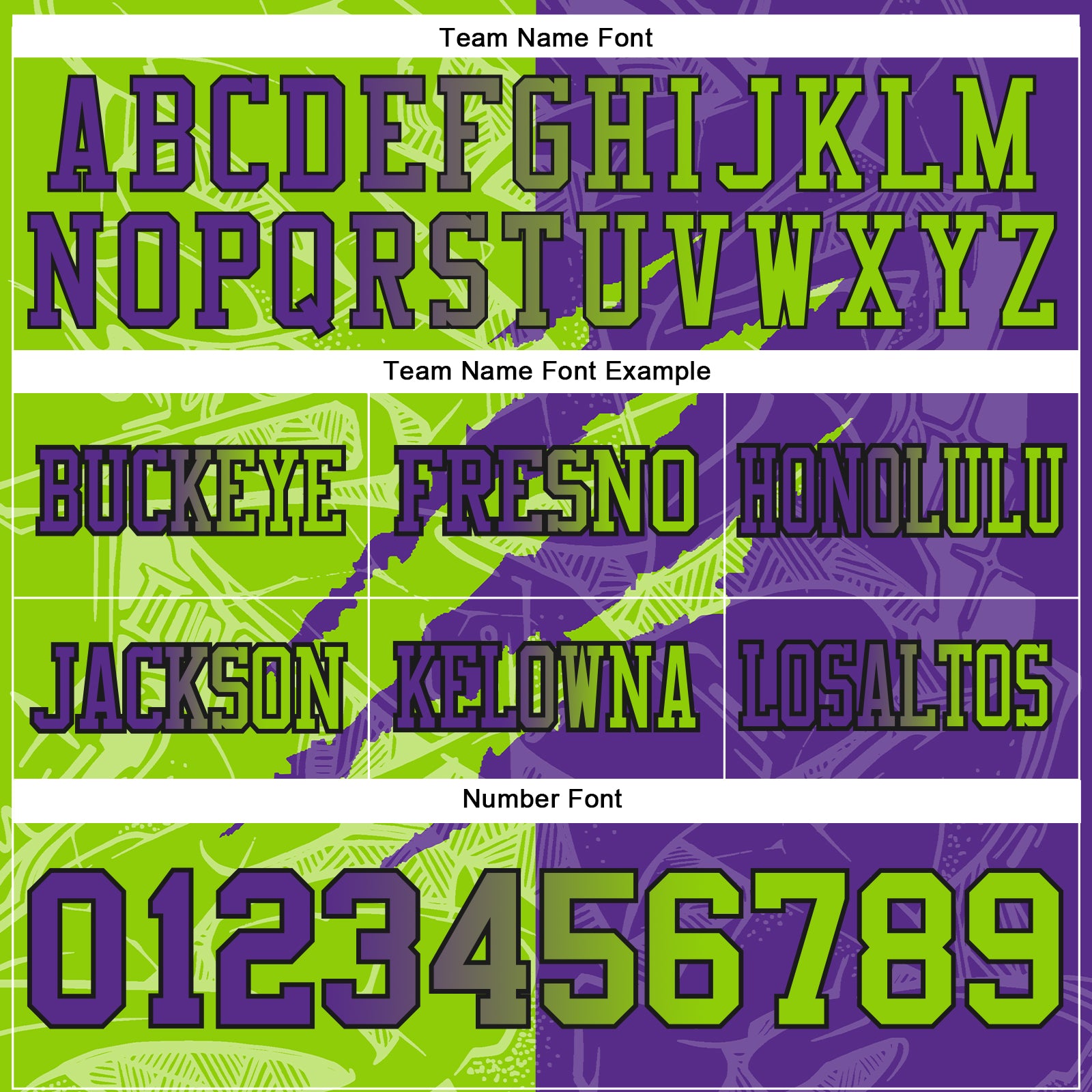 Custom Purple Neon Green-Black Authentic Gradient Fashion Scratch Football Jersey