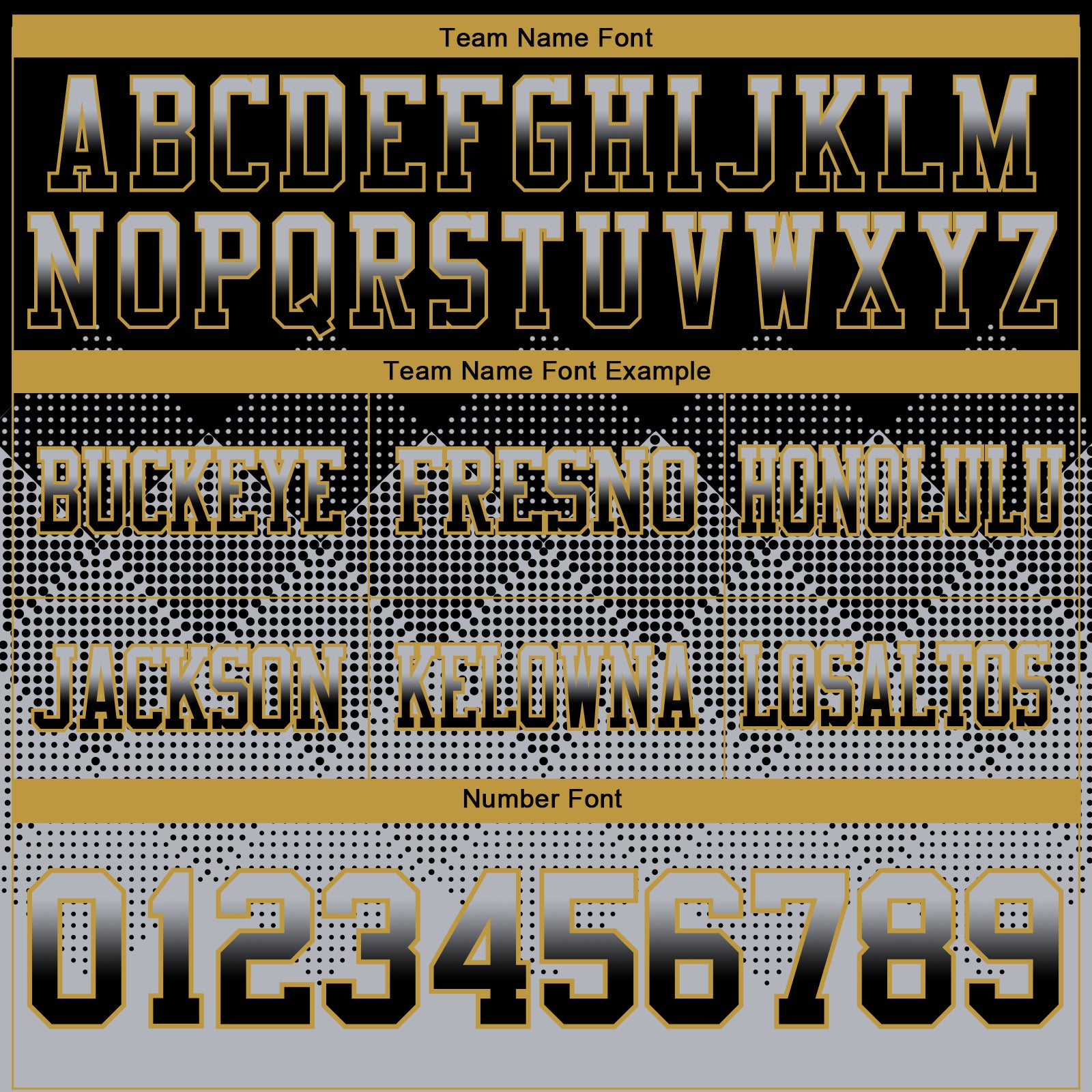 Custom Black Gray-Old Gold Authentic Gradient Square Shape Flag Football Jersey