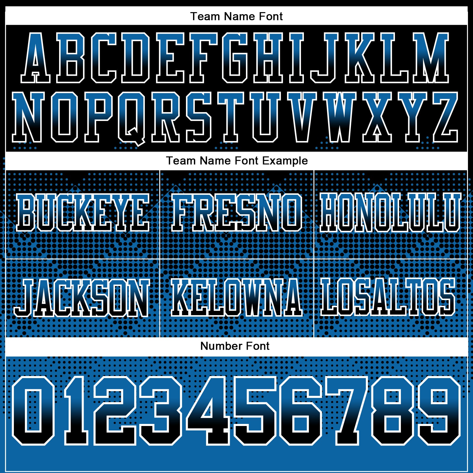 Custom Black Blue-White Authentic Gradient Square Shape Flag Football Jersey