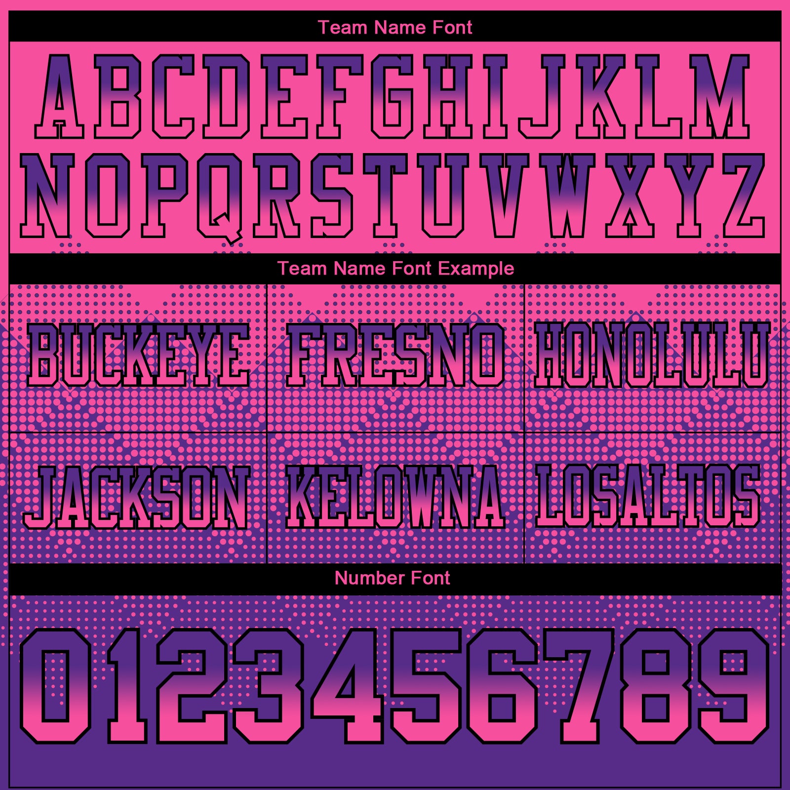 Custom Pink Purple-Black Authentic Gradient Square Shape Flag Football Jersey