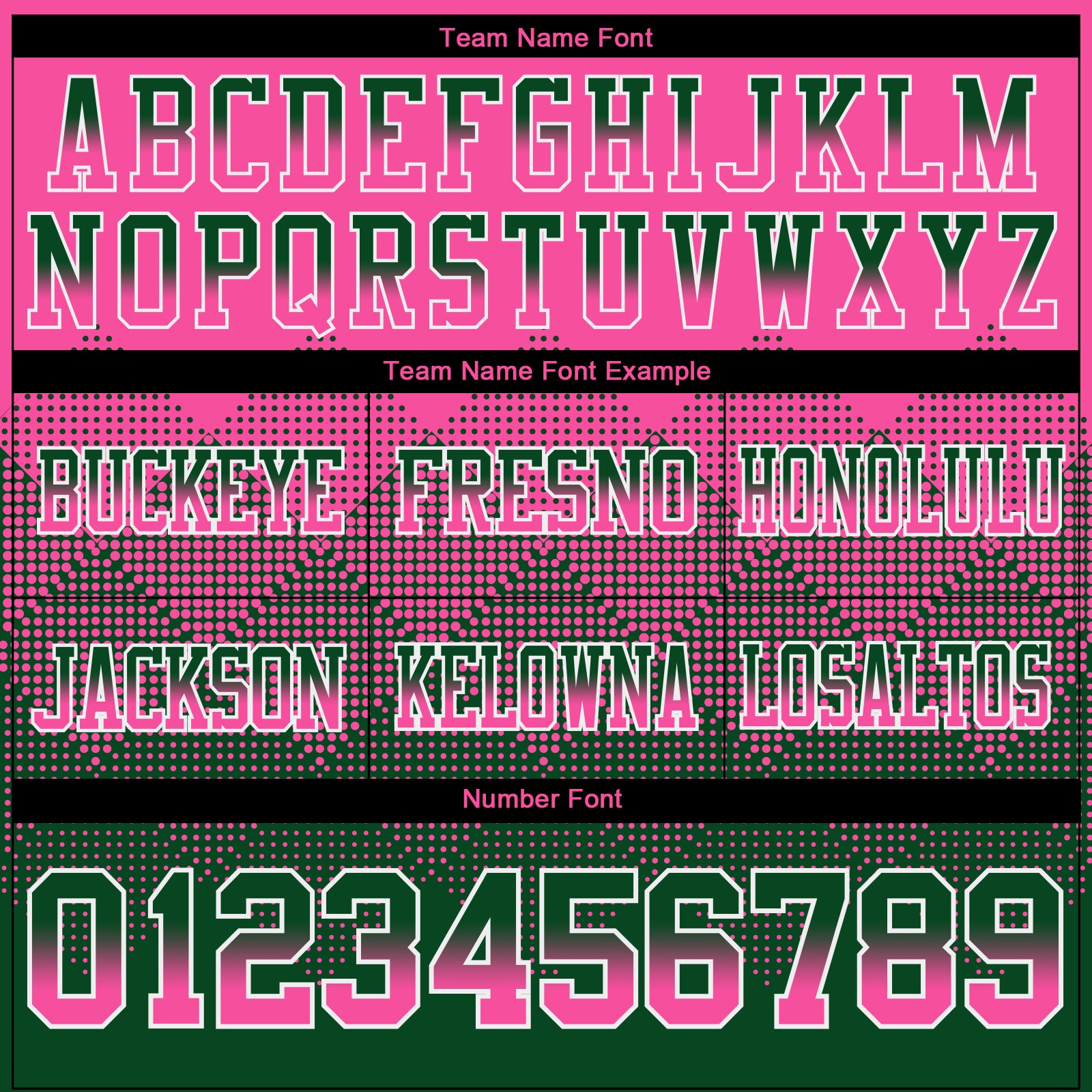 Custom Pink Green-White Authentic Gradient Square Shape Flag Football Jersey