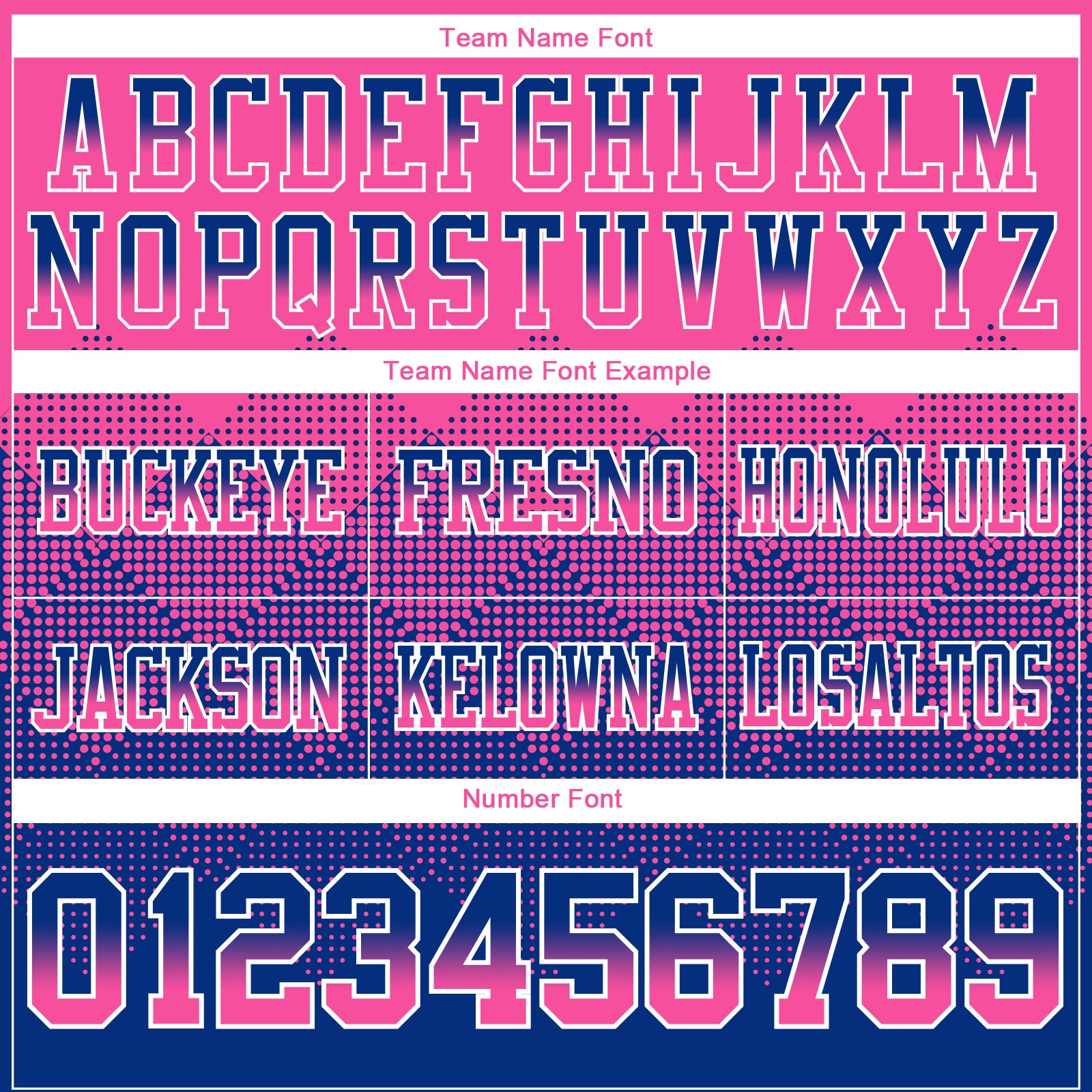 Custom Pink Royal-White Authentic Gradient Square Shape Flag Football Jersey