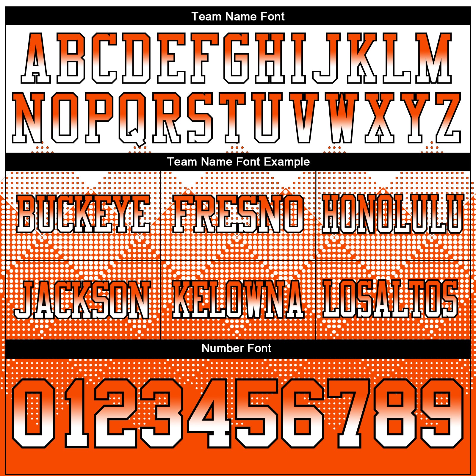 Custom White Orange-Black Authentic Gradient Square Shape Flag Football Jersey