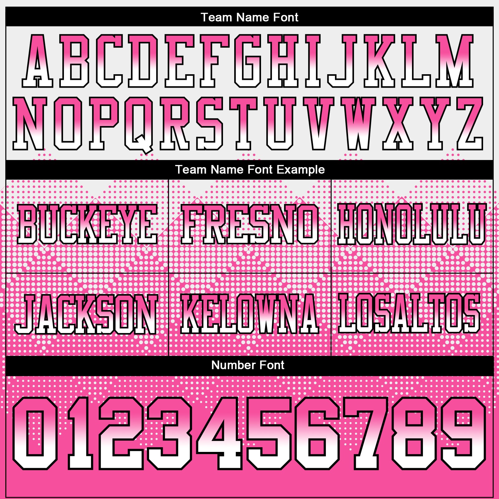 Custom White Hot Pink-Black Authentic Gradient Square Shape Flag Football Jersey
