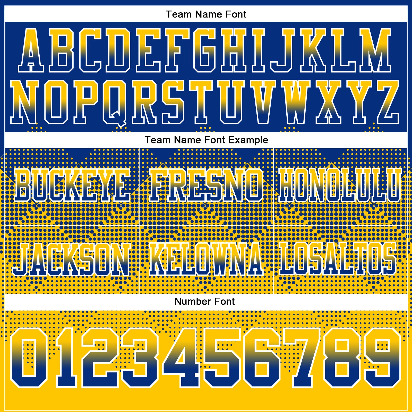 Custom Royal Yellow-White Authentic Gradient Square Shape Flag Football Jersey