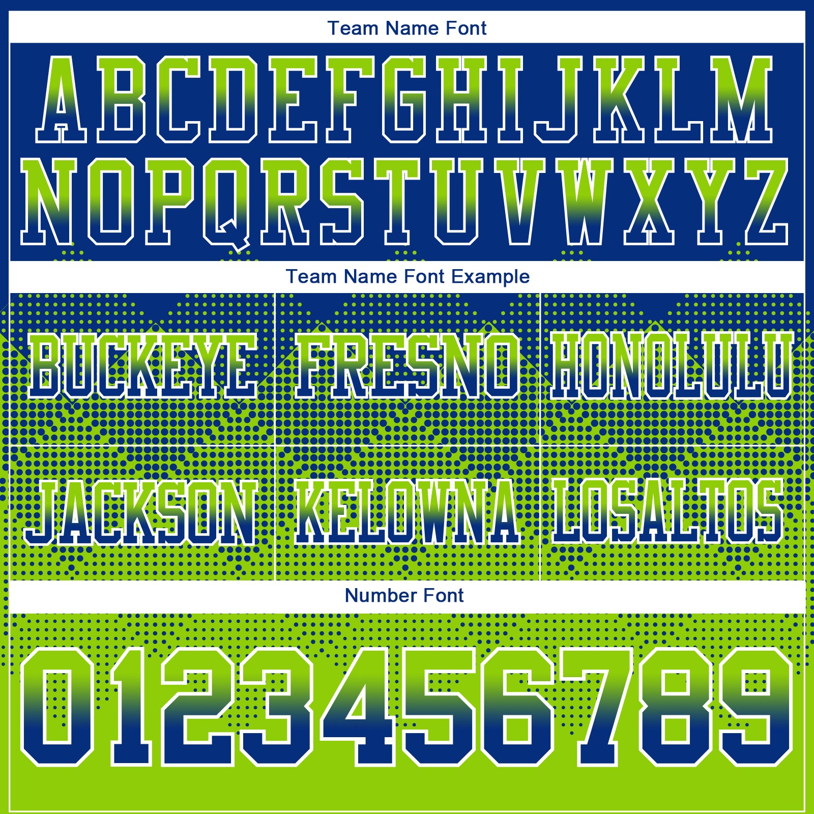 Custom Royal Neon Green-White Authentic Gradient Square Shape Flag Football Jersey