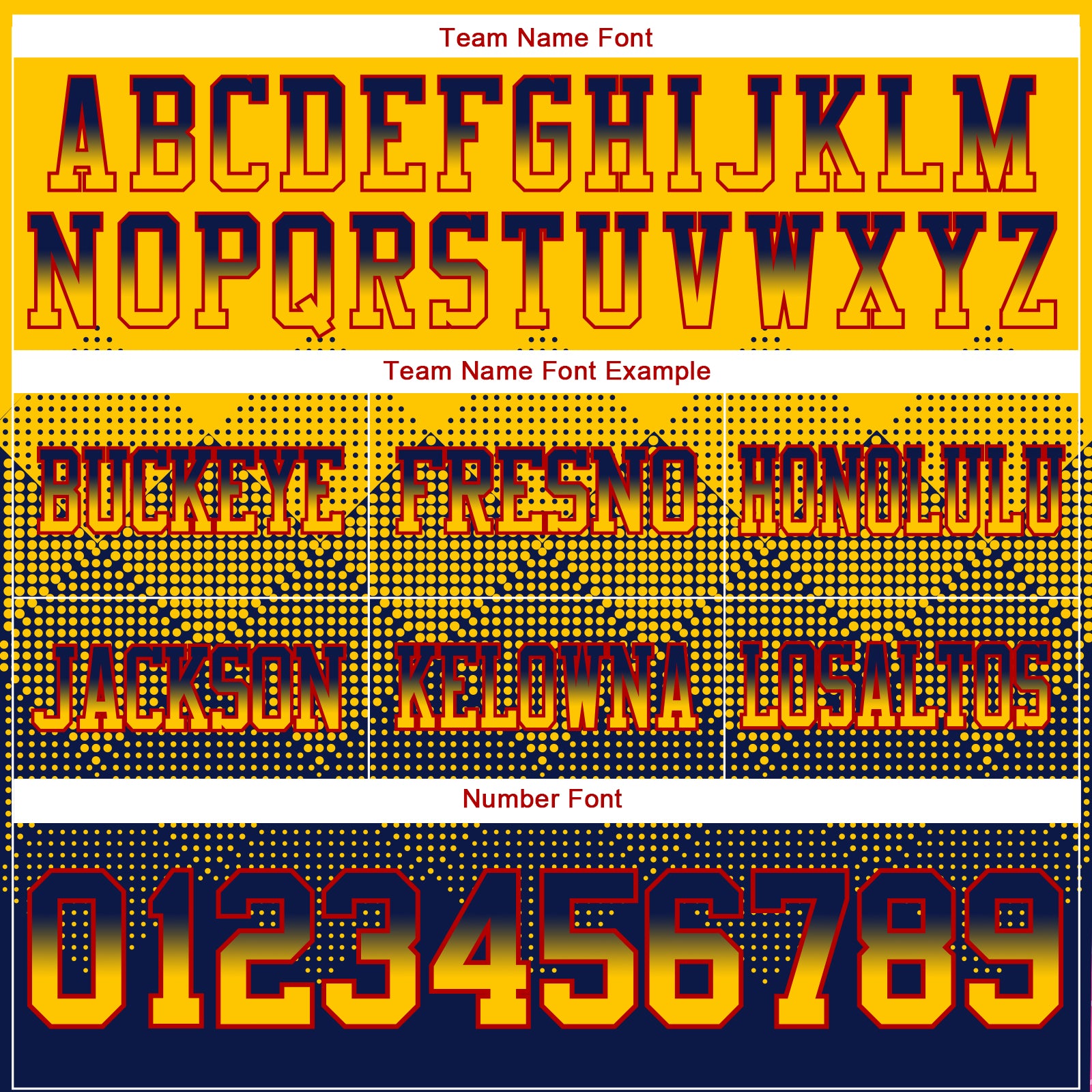 Custom Yellow Navy-Red Authentic Gradient Square Shape Flag Football Jersey