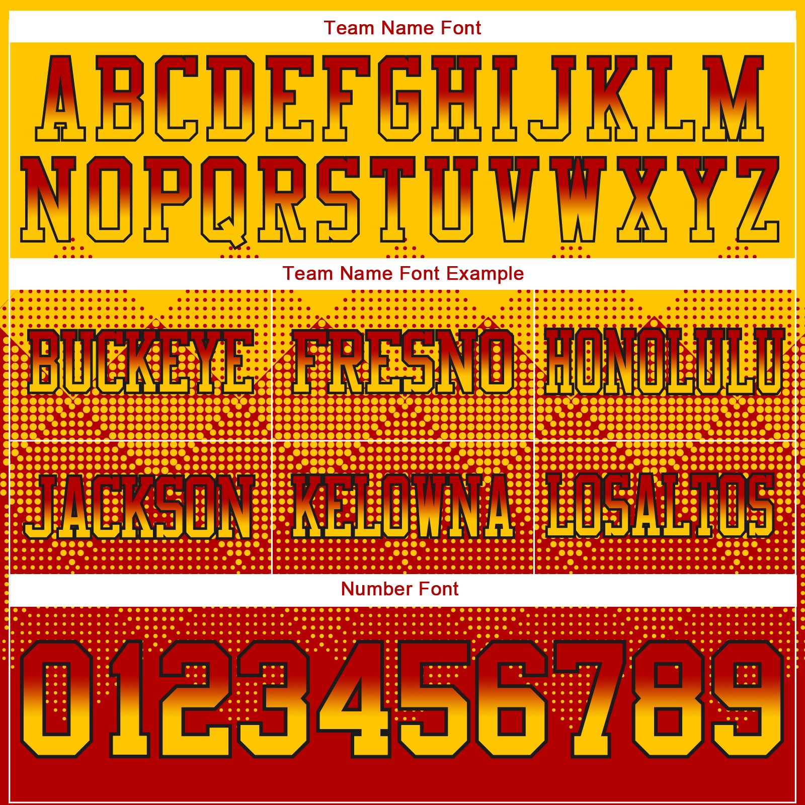 Custom Yellow Red-Black Authentic Gradient Square Shape Flag Football Jersey