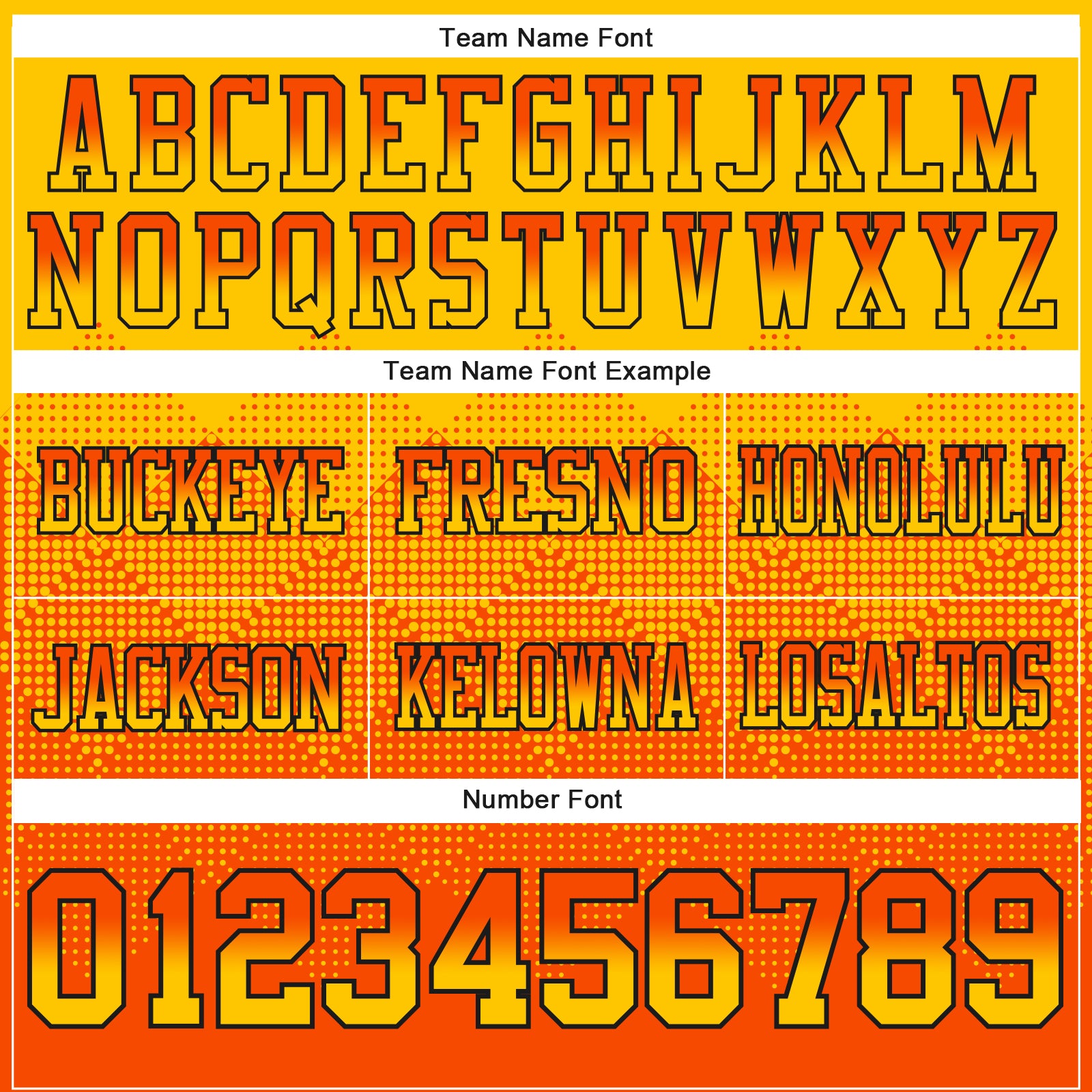 Custom Yellow Orange-Black Authentic Gradient Square Shape Flag Football Jersey