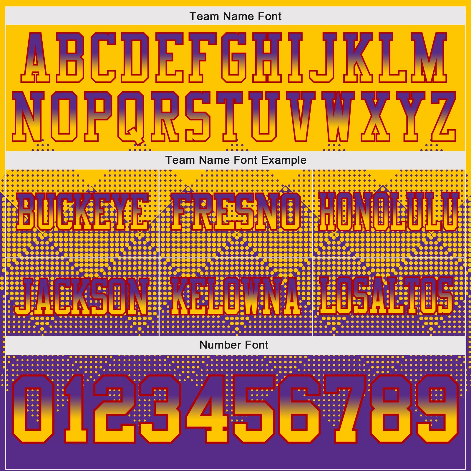 Custom Yellow Purple-Red Authentic Gradient Square Shape Flag Football Jersey