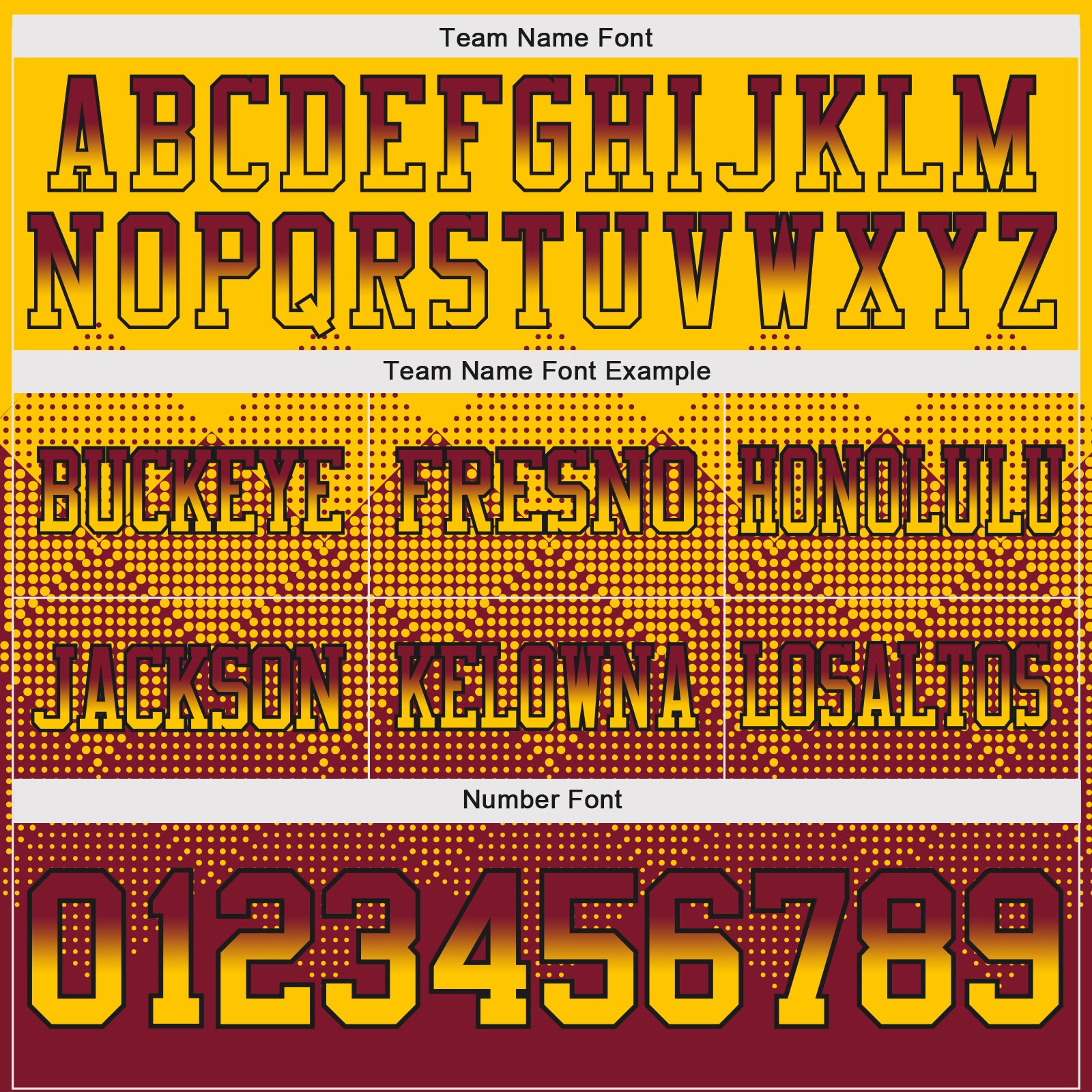 Custom Yellow Crimson-Black Authentic Gradient Square Shape Flag Football Jersey