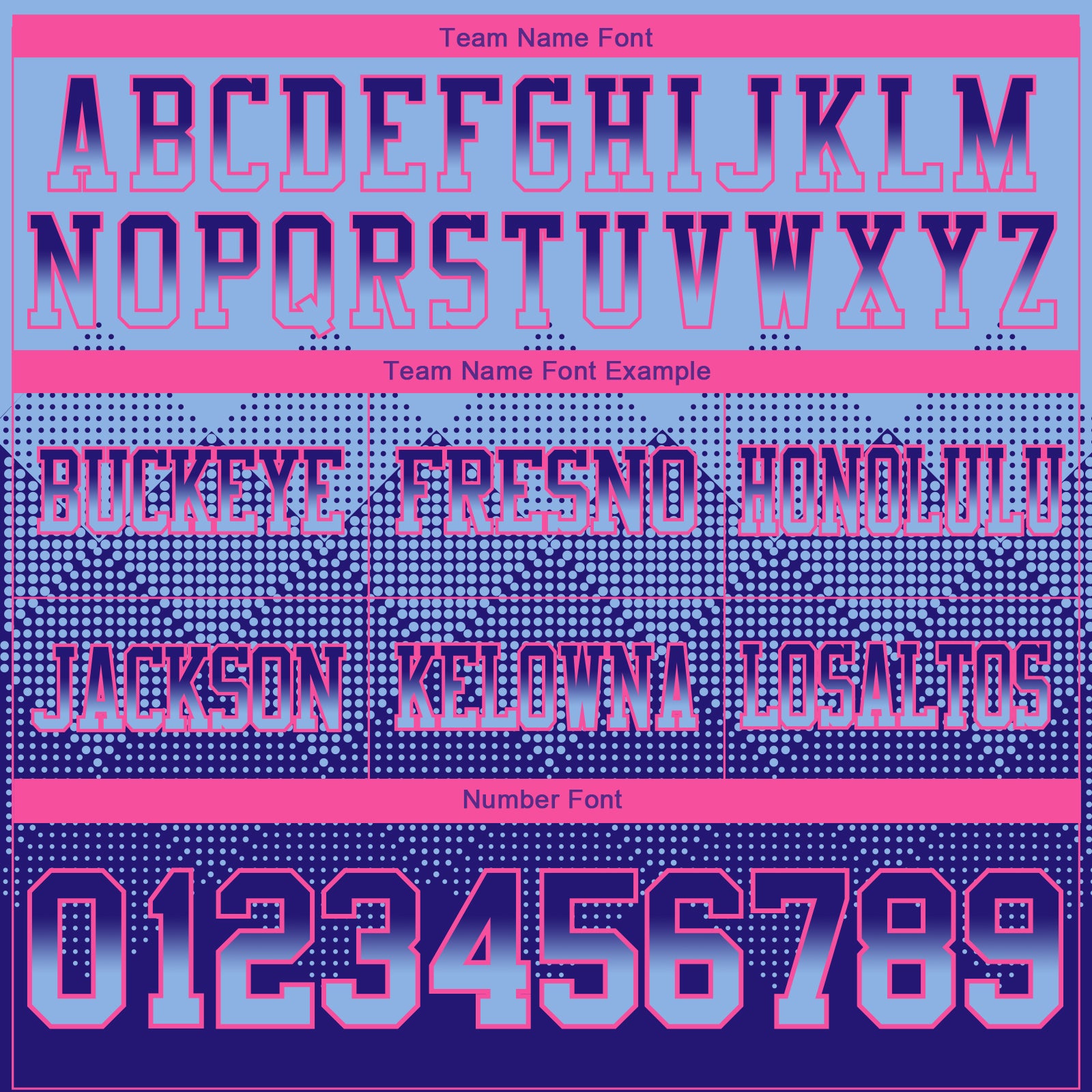 Custom Light Blue Dark Purple-Pink Authentic Gradient Square Shape Flag Football Jersey