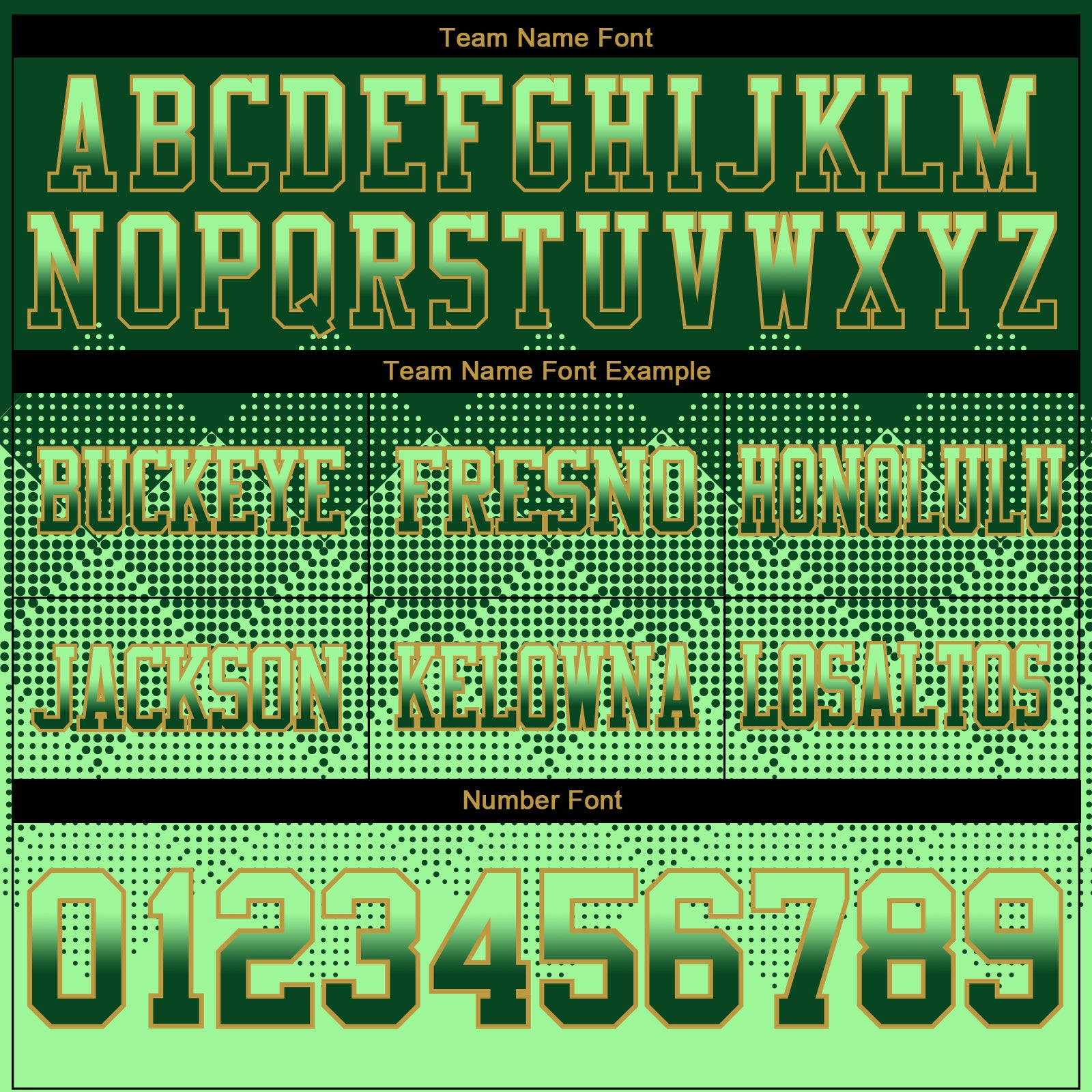 Custom Green Pea Green-Old Gold Authentic Gradient Square Shape Flag Football Jersey