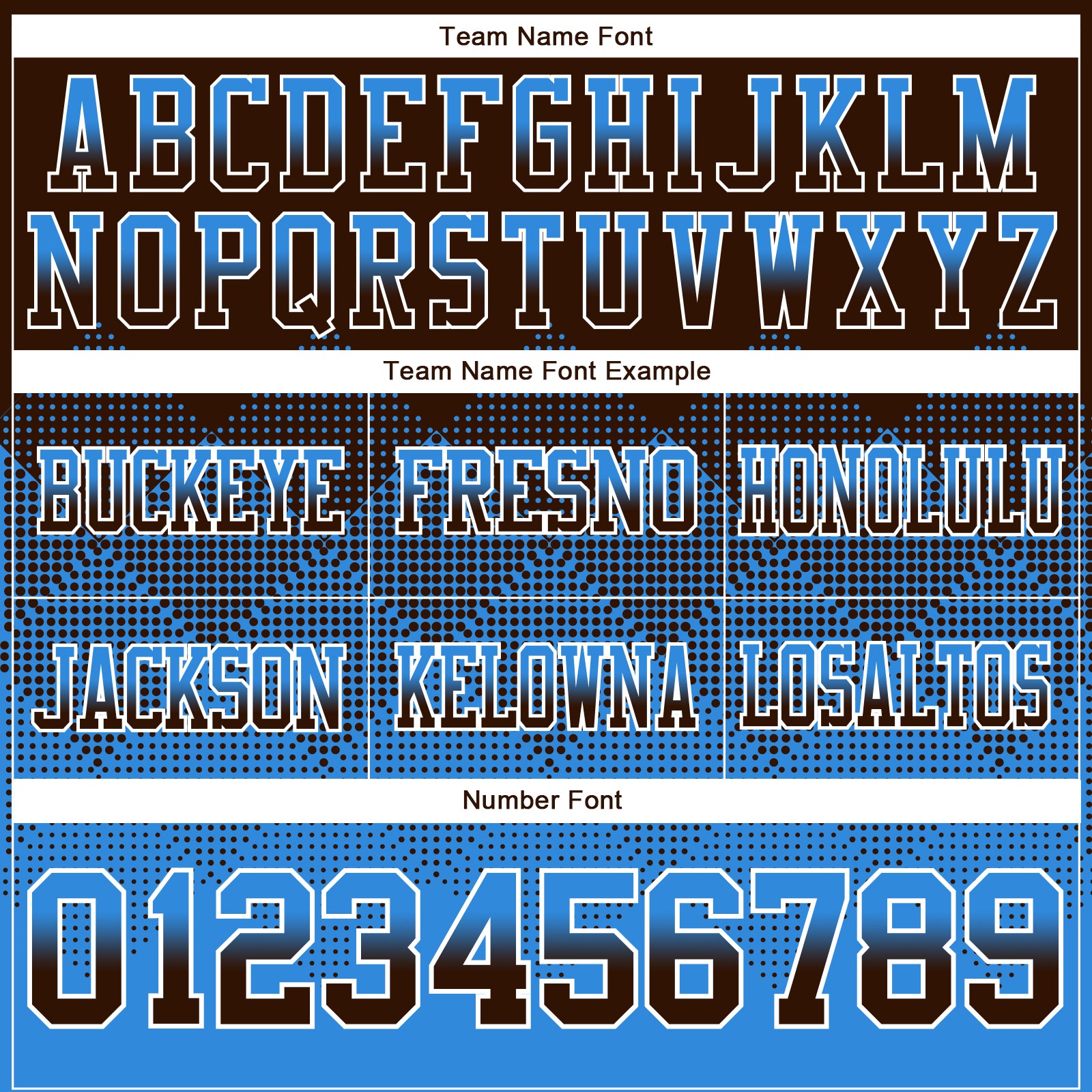 Custom Brown Powder Blue-White Authentic Gradient Square Shape Flag Football Jersey