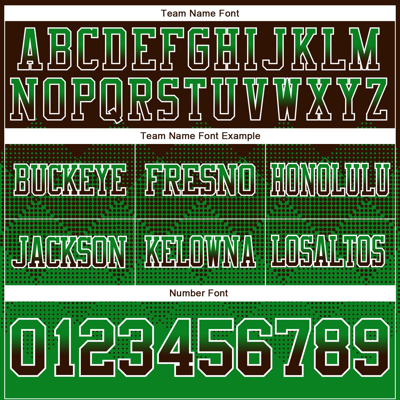 Custom Brown Grass Green-White Authentic Gradient Square Shape Flag Football Jersey