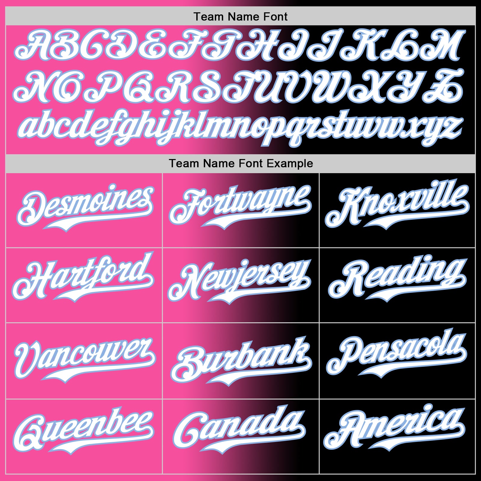 Custom Black White Pink-Light Blue Authentic Gradient Fashion Baseball Jersey