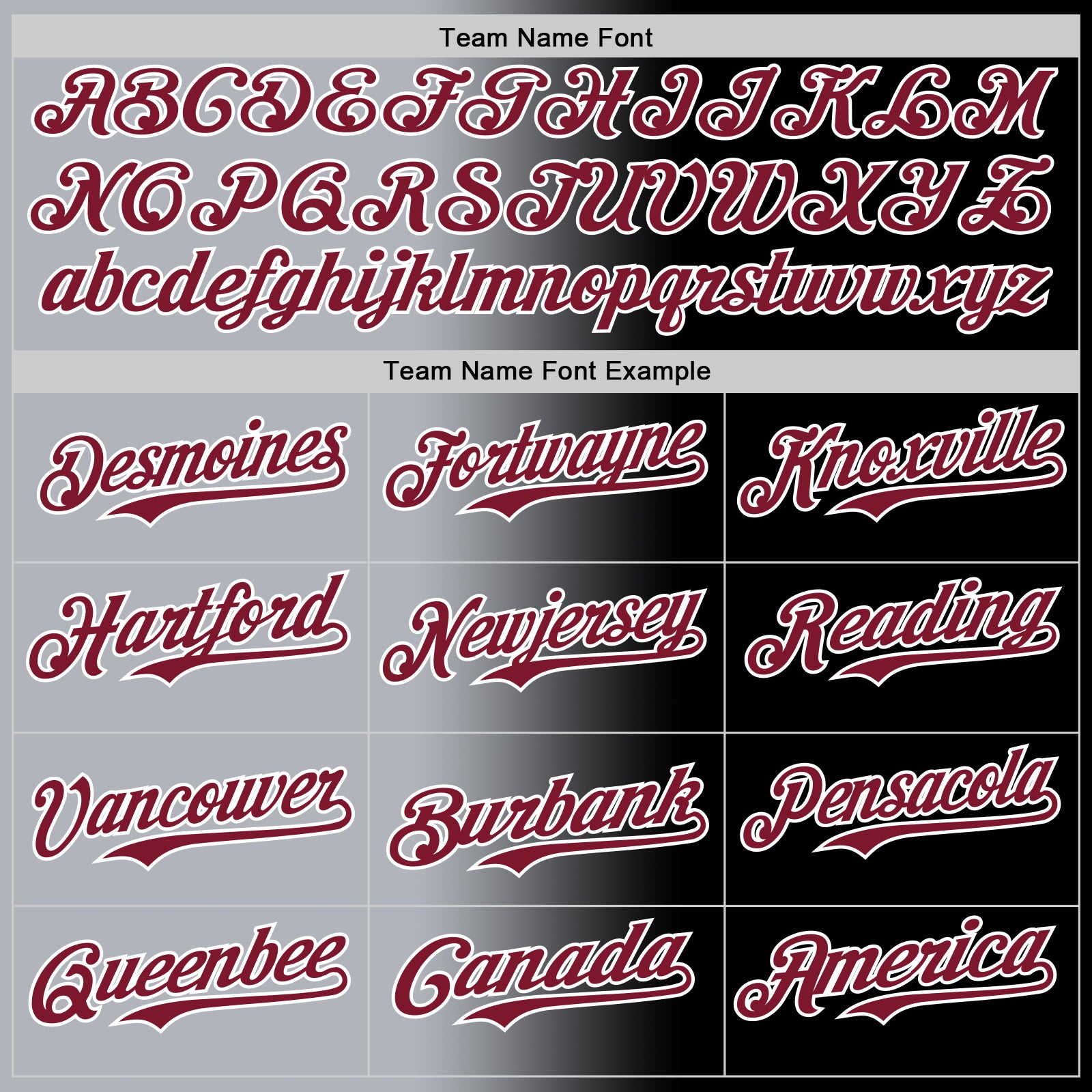 Custom Black Crimson Gray-White Authentic Gradient Fashion Baseball Jersey