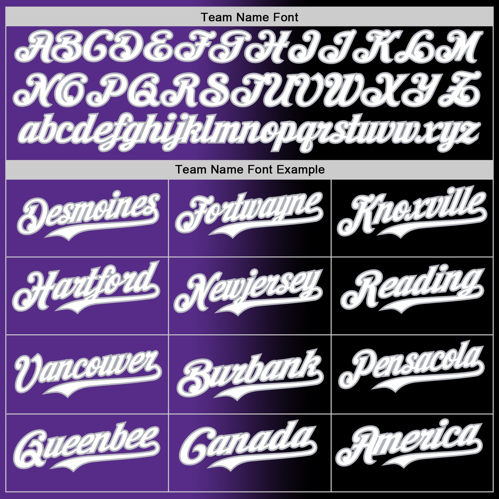 Custom Black White Purple-Gray Authentic Gradient Fashion Baseball Jersey