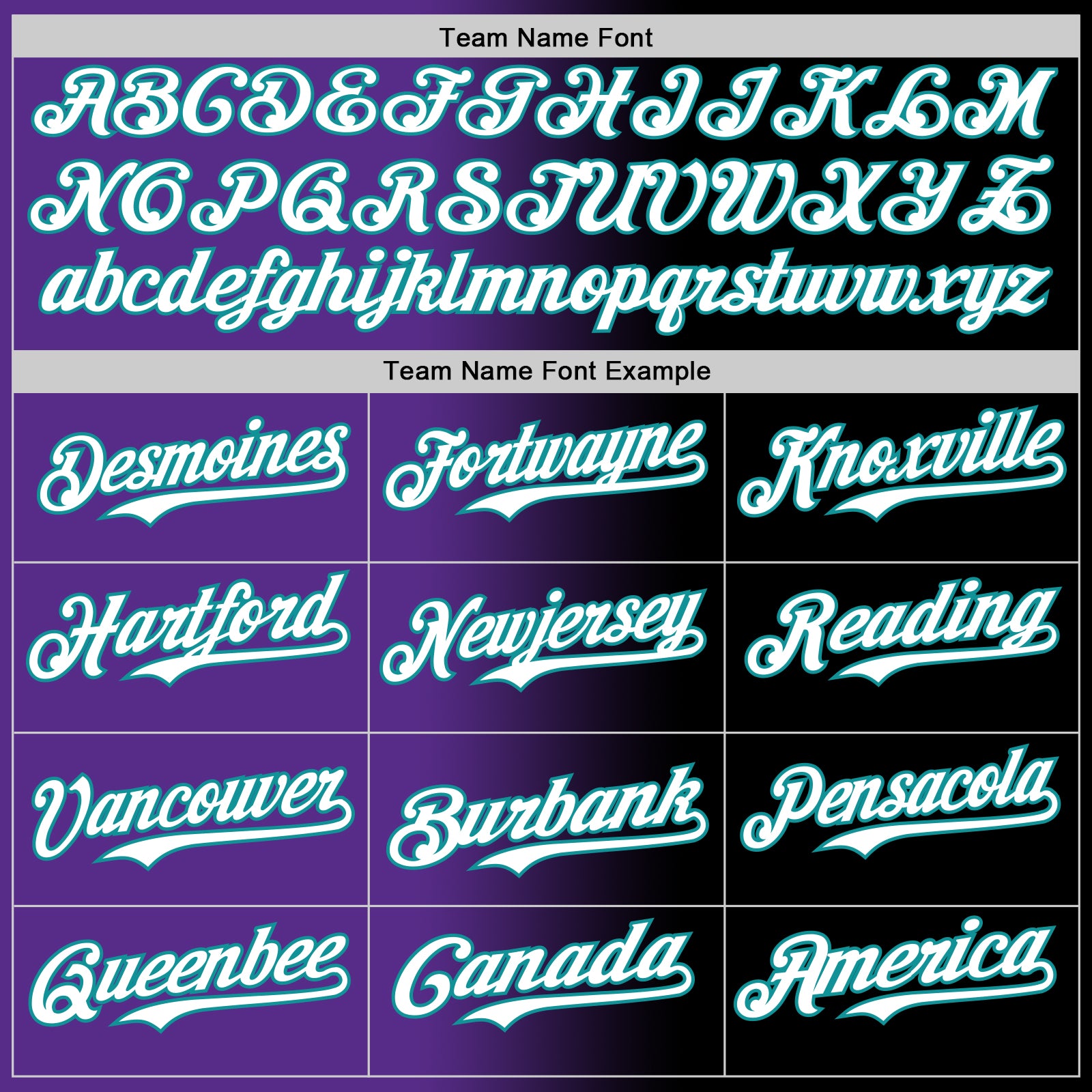 Custom Black White Purple-Teal Authentic Gradient Fashion Baseball Jersey