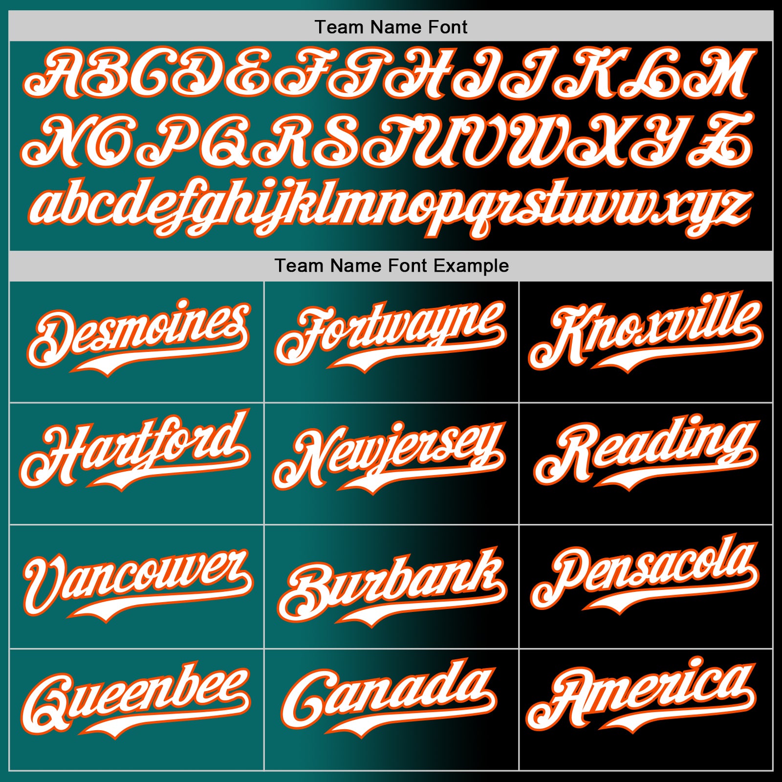 Custom Black White Teal-Orange Authentic Gradient Fashion Baseball Jersey