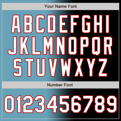 Custom Black White Shadow Blue-Red Authentic Gradient Fashion Baseball Jersey