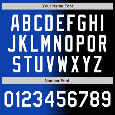 Custom Black White-Thunder Blue Authentic Gradient Fashion Baseball Jersey