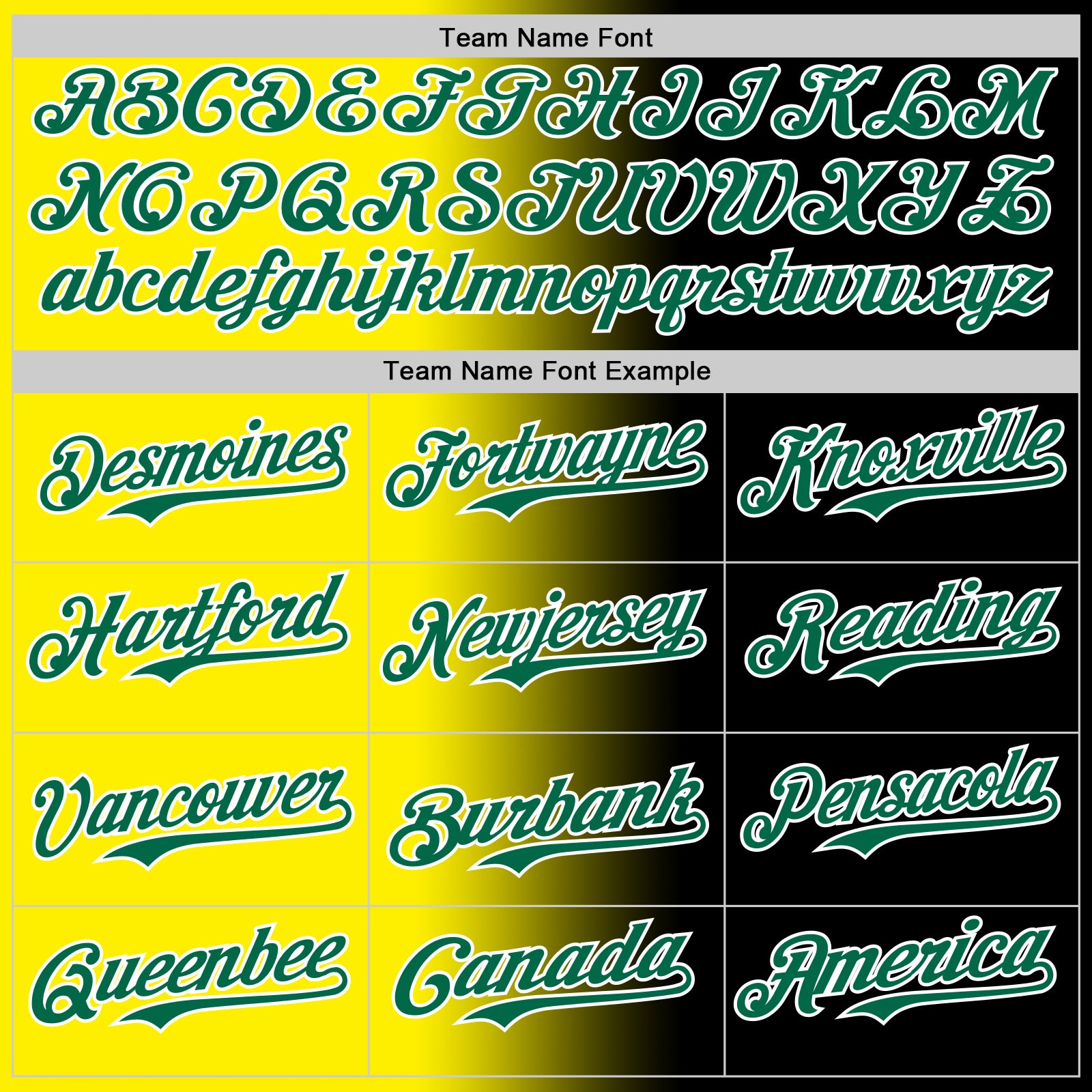 Custom Black Kelly Green Light Yellow-White Authentic Gradient Fashion Baseball Jersey