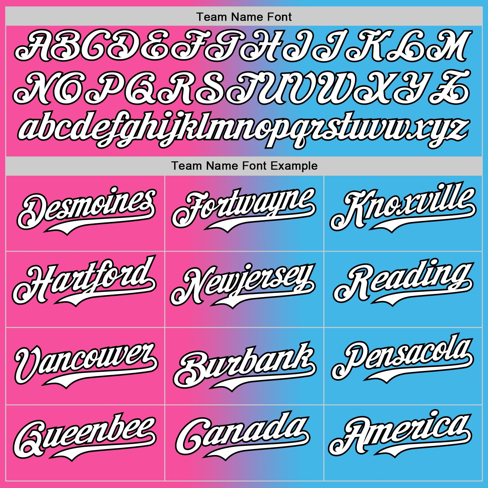 Custom Sky Blue White Pink-Black Authentic Gradient Fashion Baseball Jersey