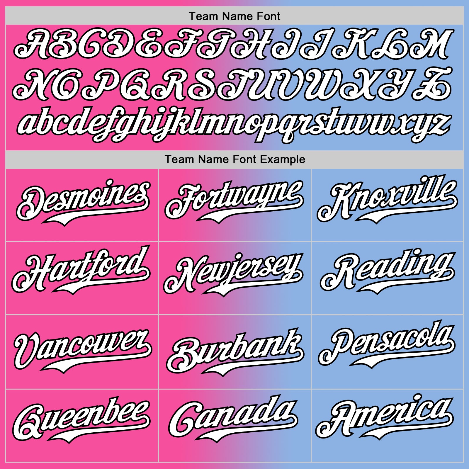 Custom Light Blue White Pink-Black Authentic Gradient Fashion Baseball Jersey