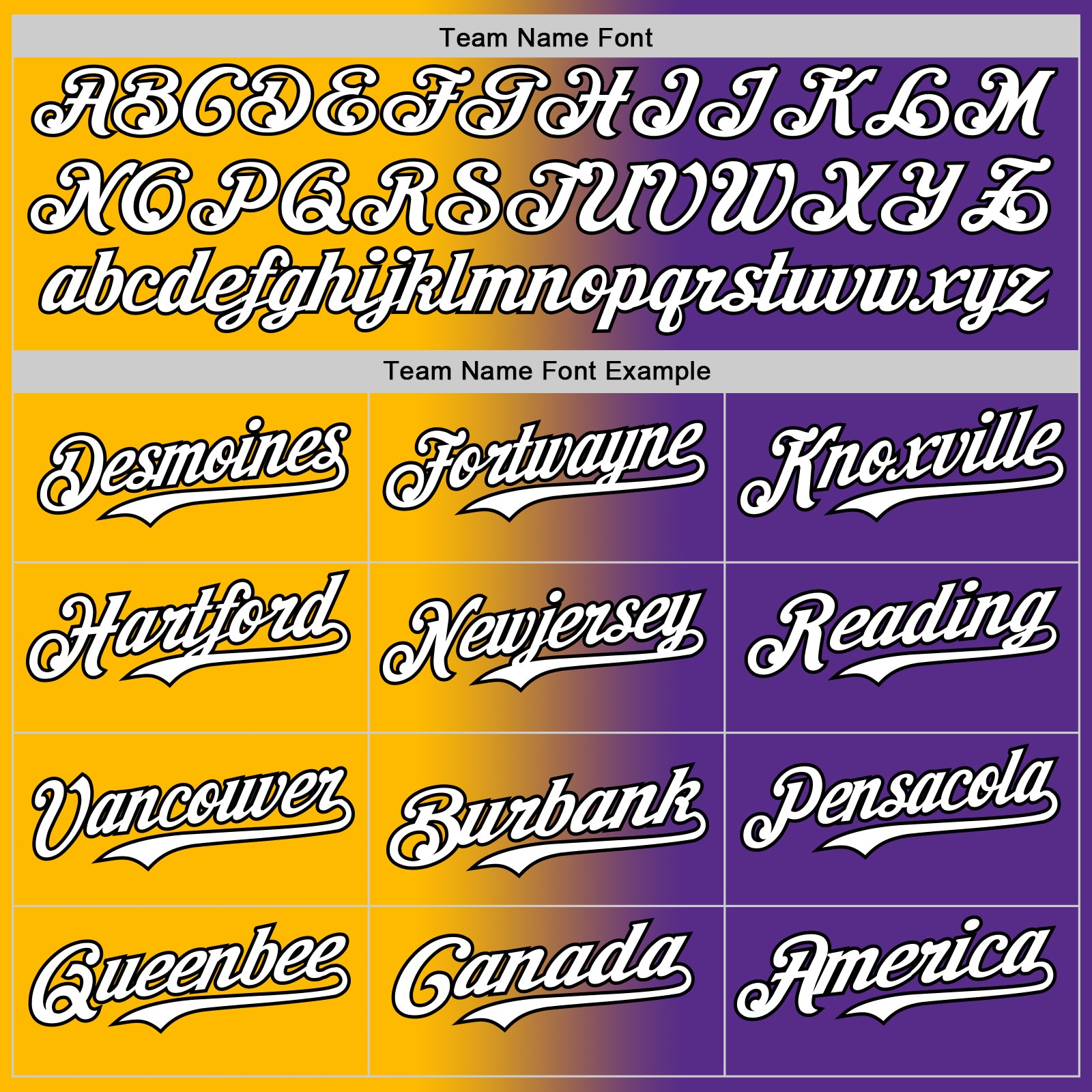 Custom Purple White Gold-Black Authentic Gradient Fashion Baseball Jersey